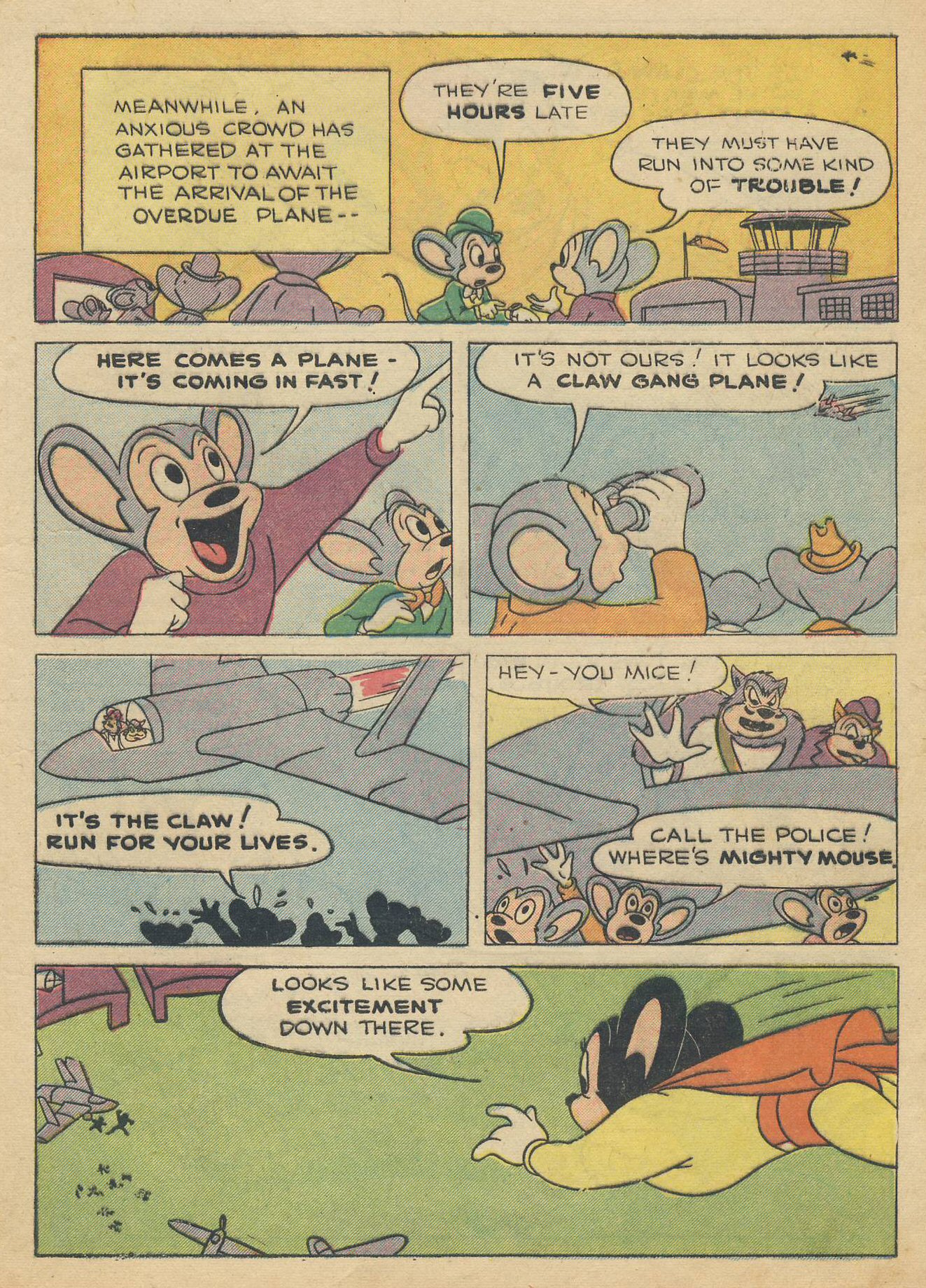 Read online Paul Terry's Mighty Mouse Comics comic -  Issue #66 - 5