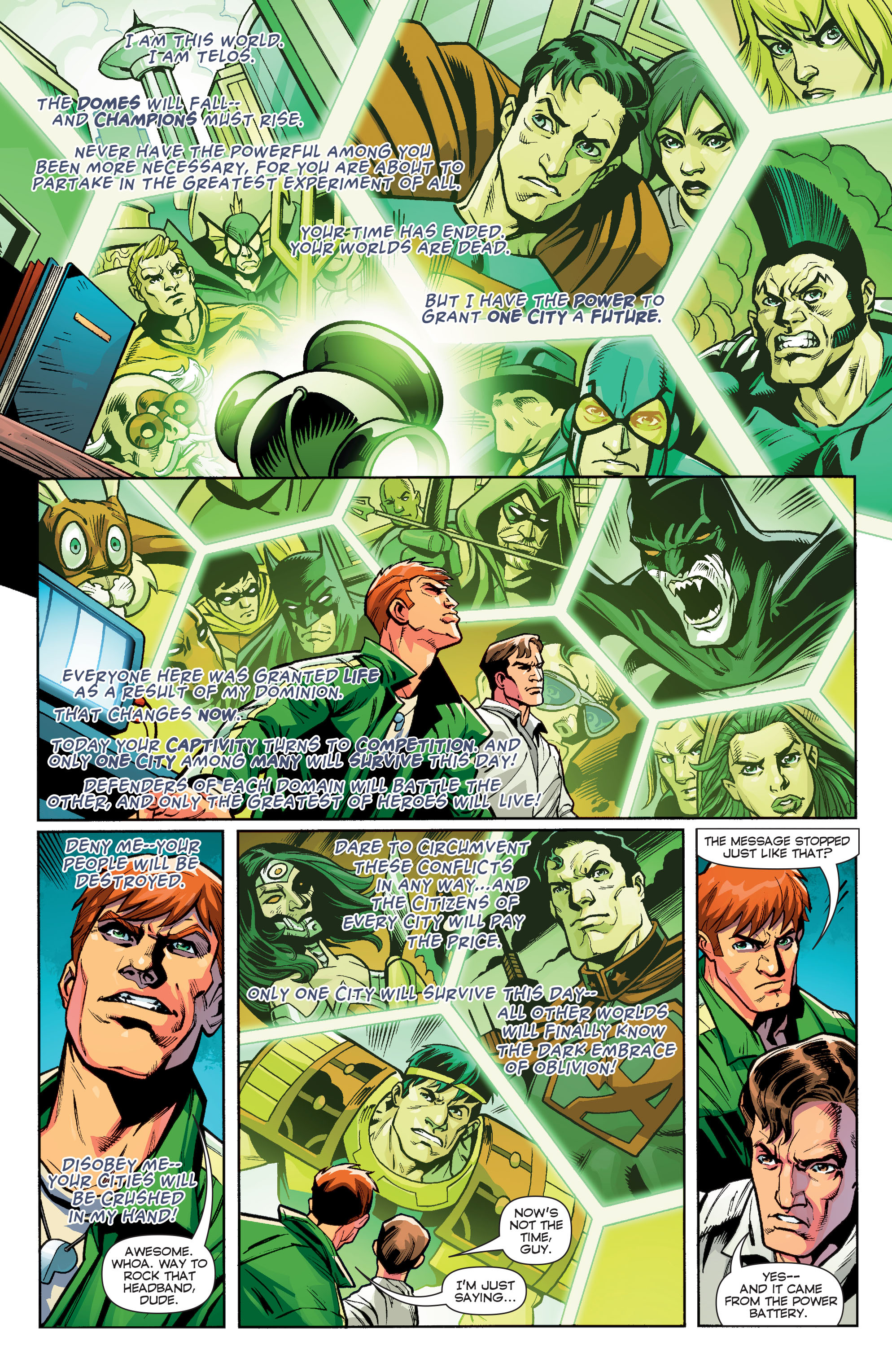 Read online Convergence Green Lantern Corps comic -  Issue #1 - 21