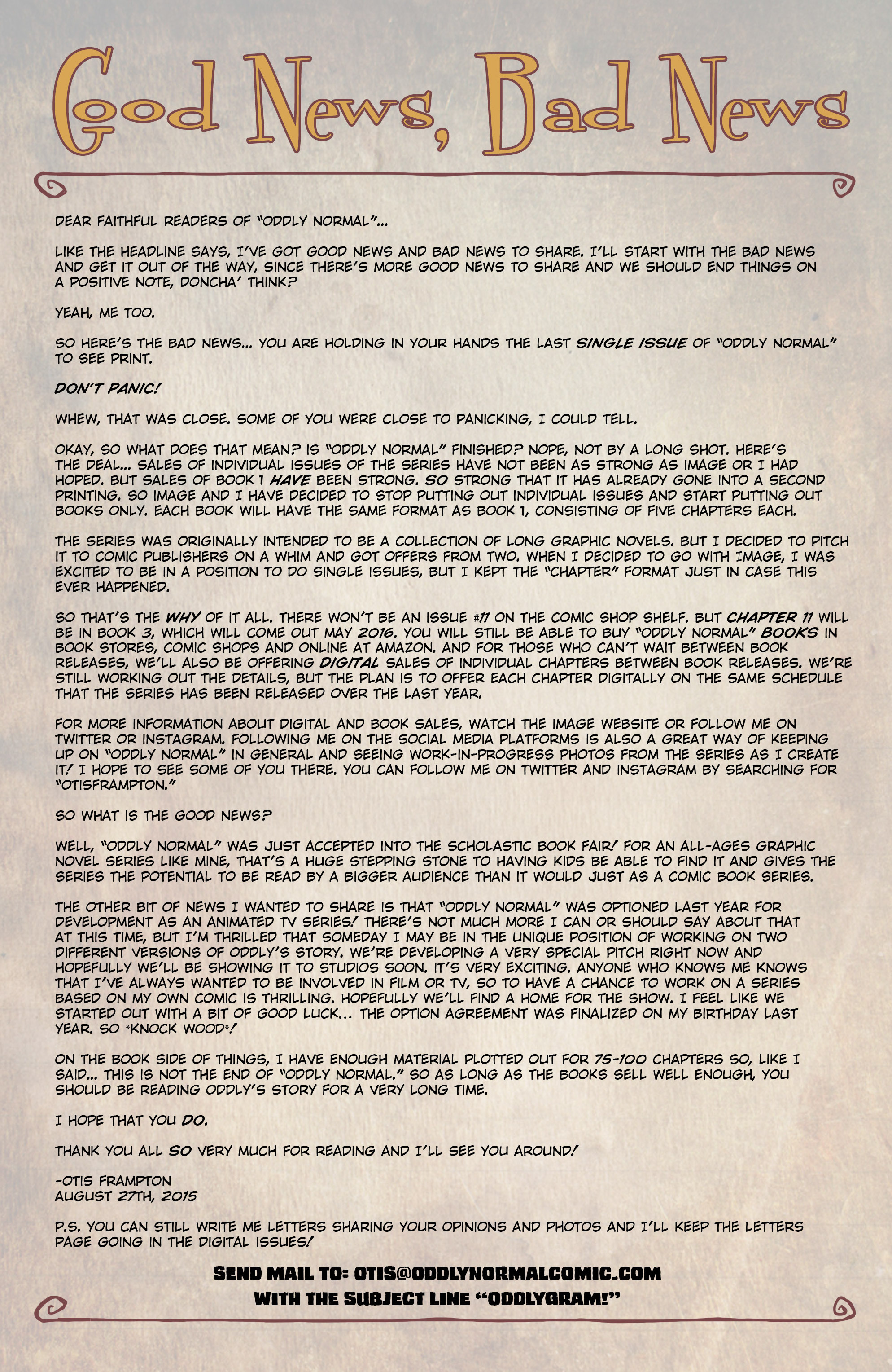 Read online Oddly Normal (2014) comic -  Issue #10 - 25