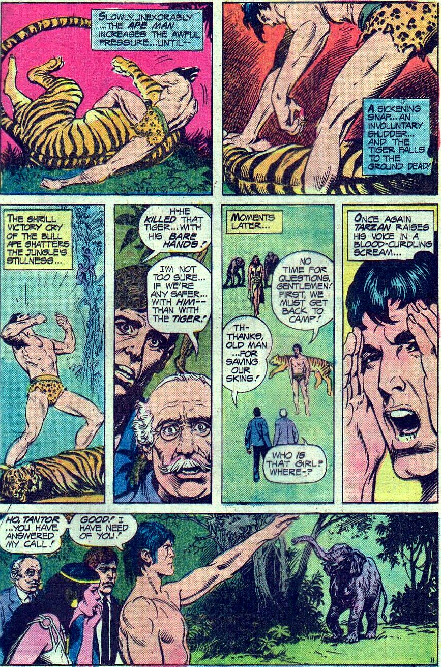 Read online Tarzan (1972) comic -  Issue #242 - 12