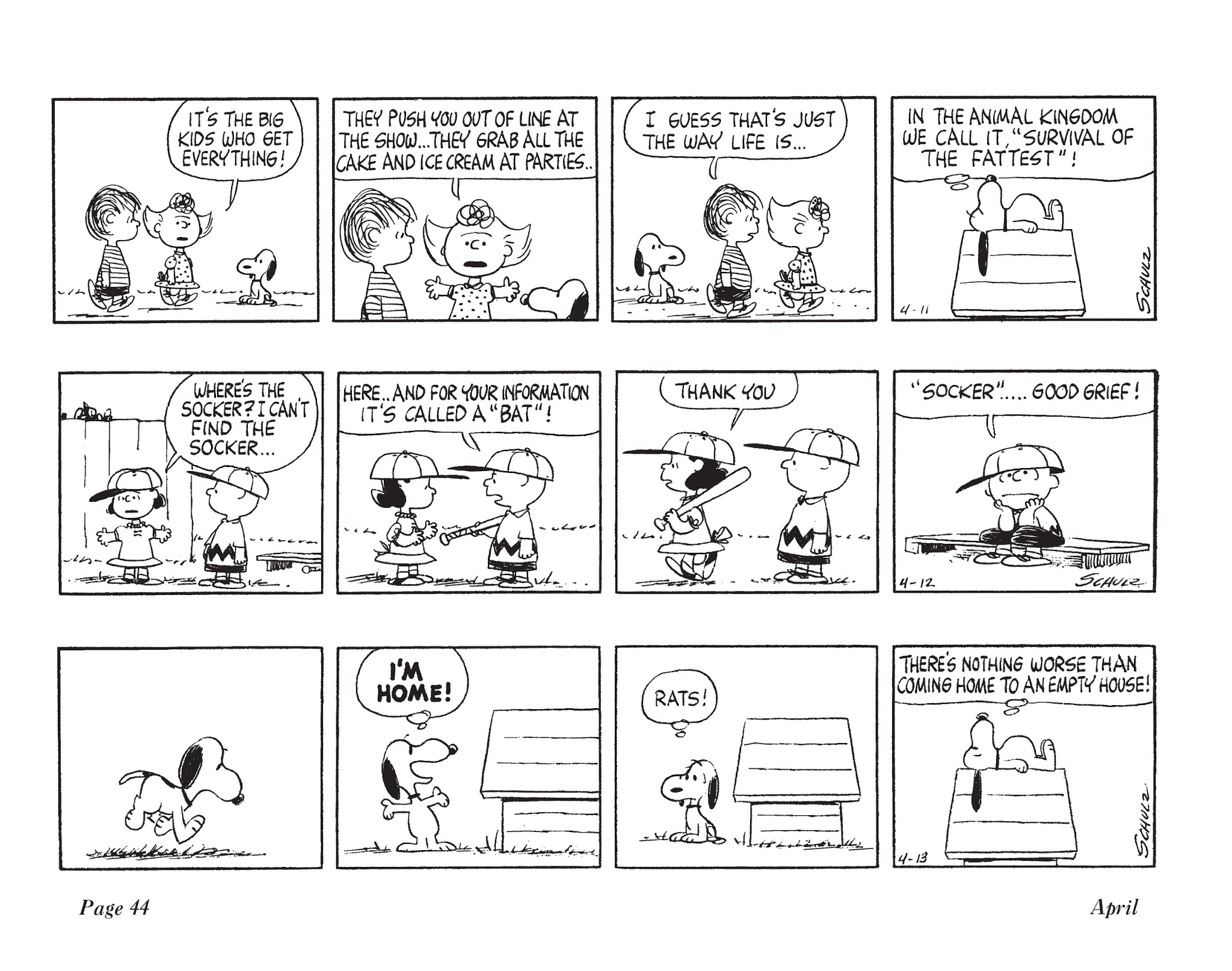 Read online The Complete Peanuts comic -  Issue # TPB 7 - 55