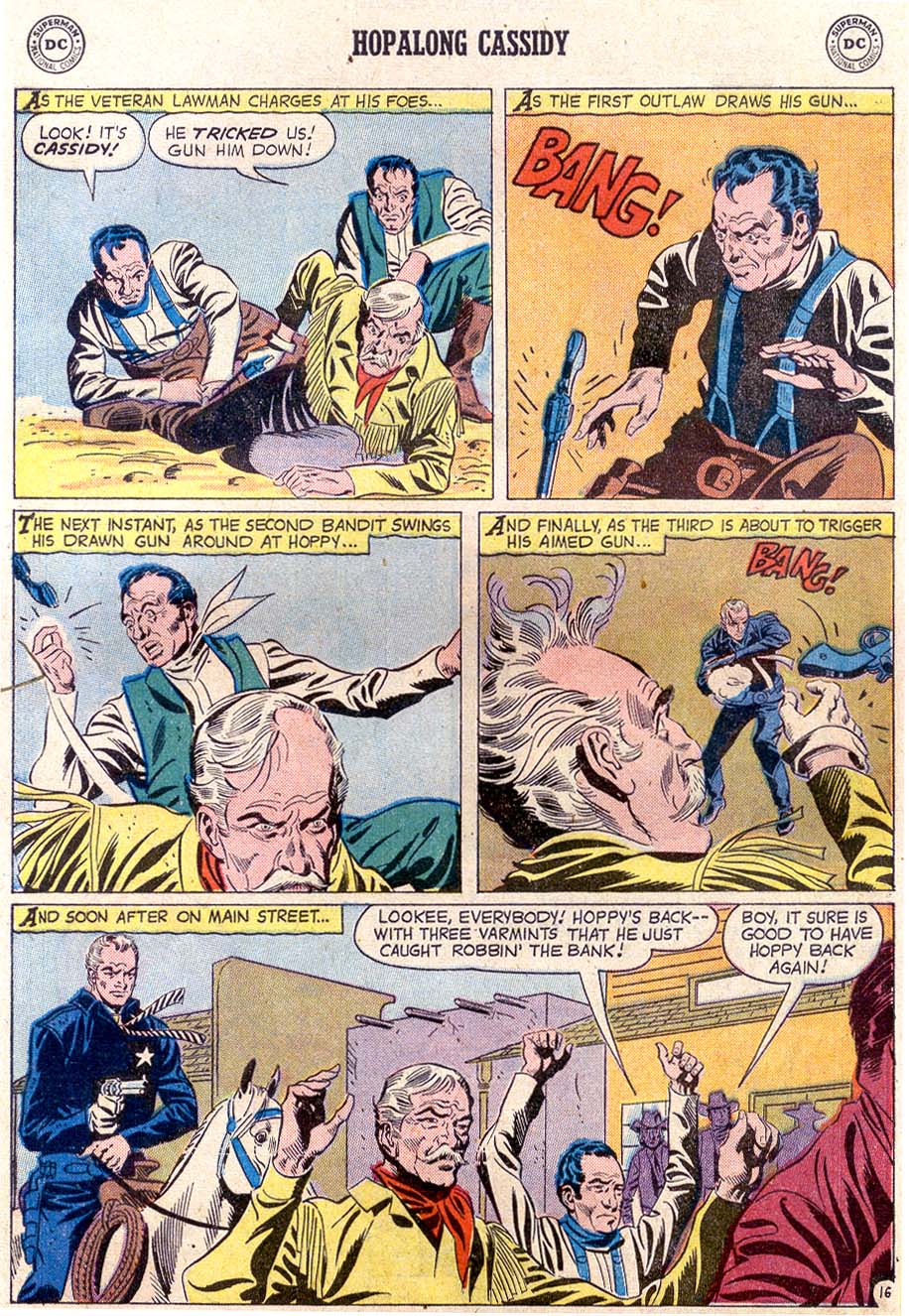 Read online Hopalong Cassidy comic -  Issue #134 - 21