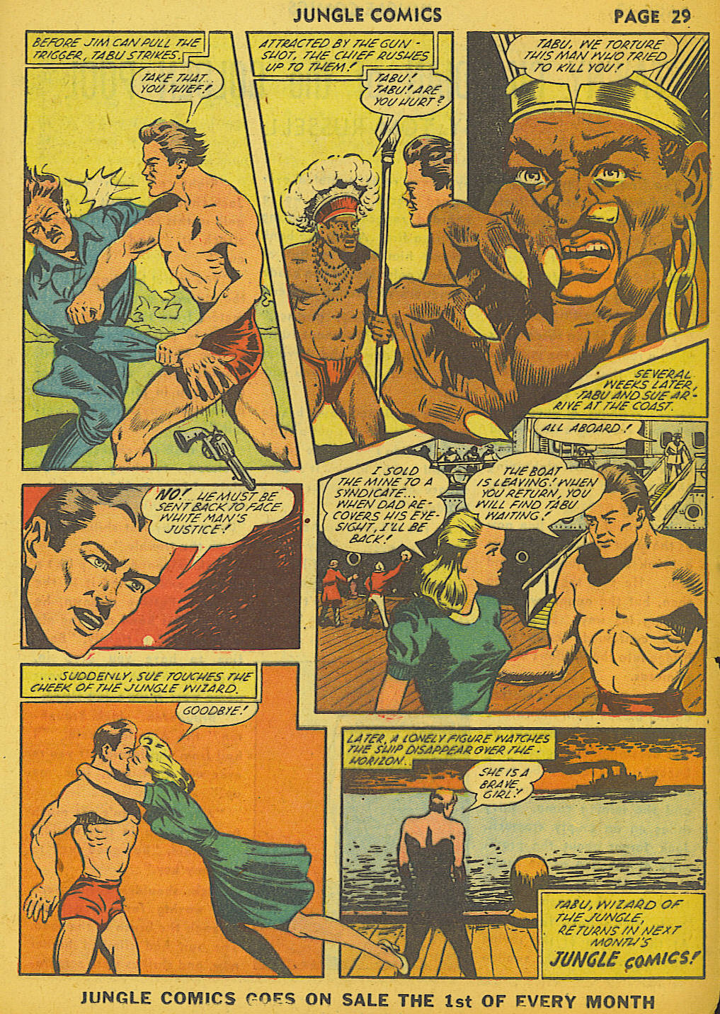 Read online Jungle Comics comic -  Issue #36 - 32