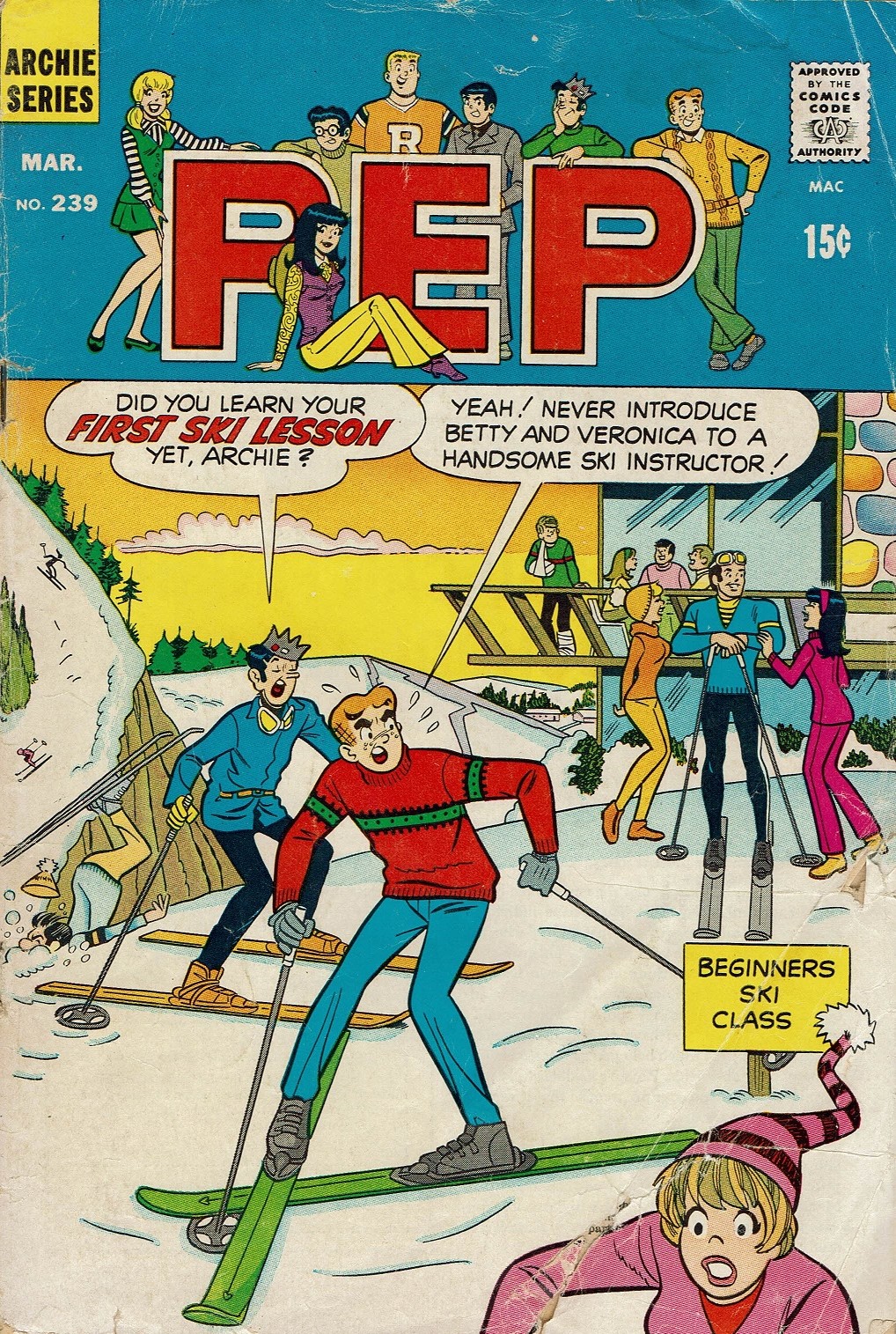 Read online Pep Comics comic -  Issue #239 - 1