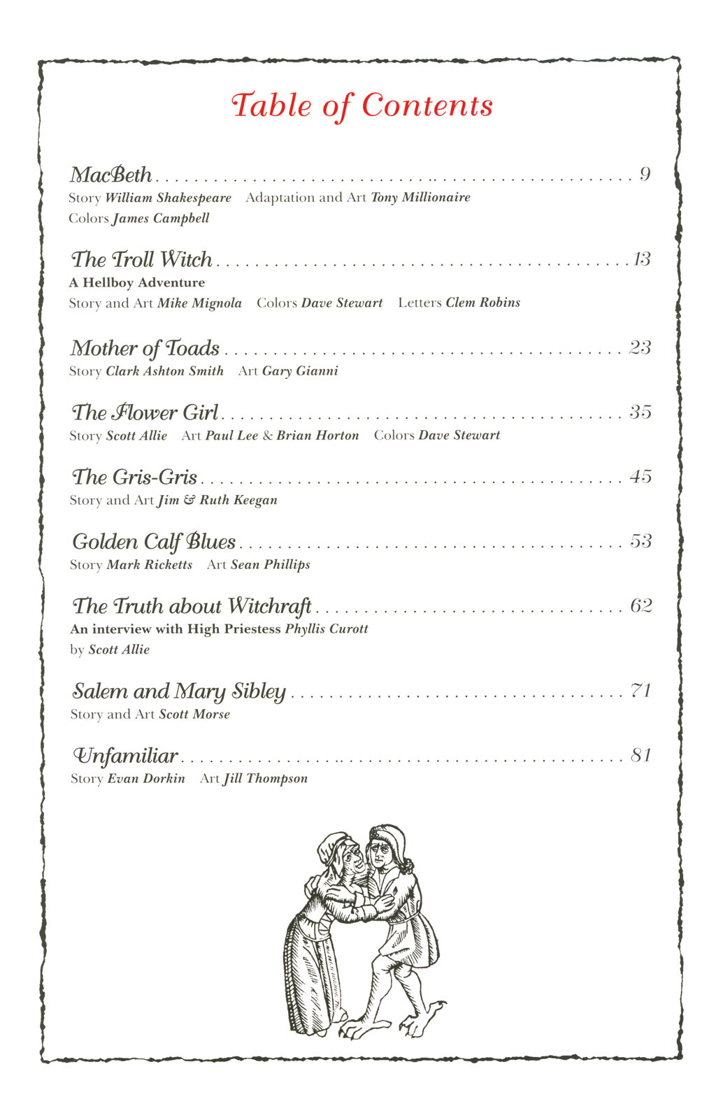 Read online The Dark Horse Book of Witchcraft comic -  Issue # TPB - 7
