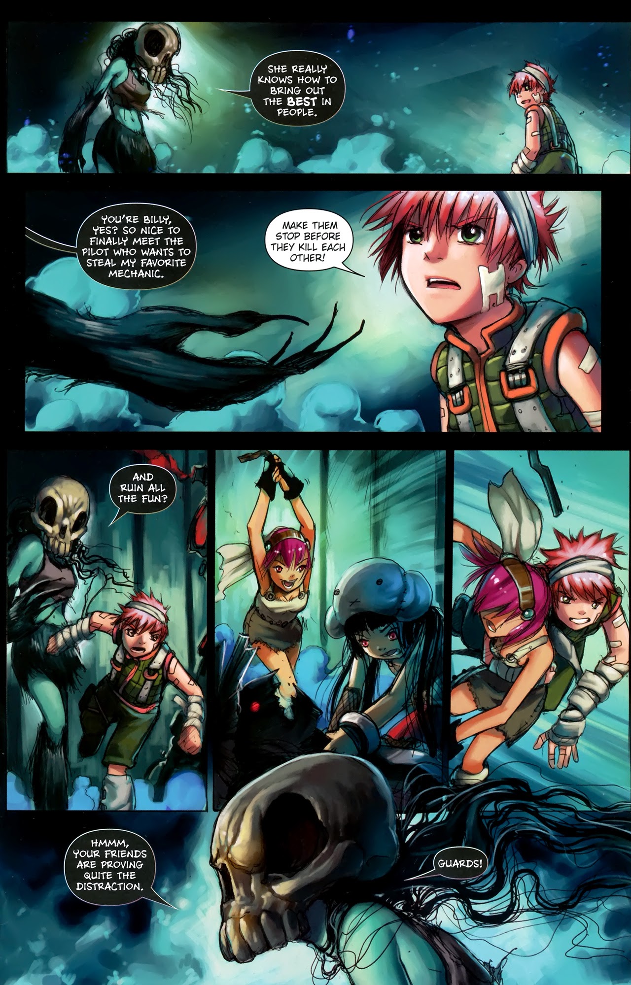 Read online Sky Pirates Of Neo Terra comic -  Issue #5 - 13