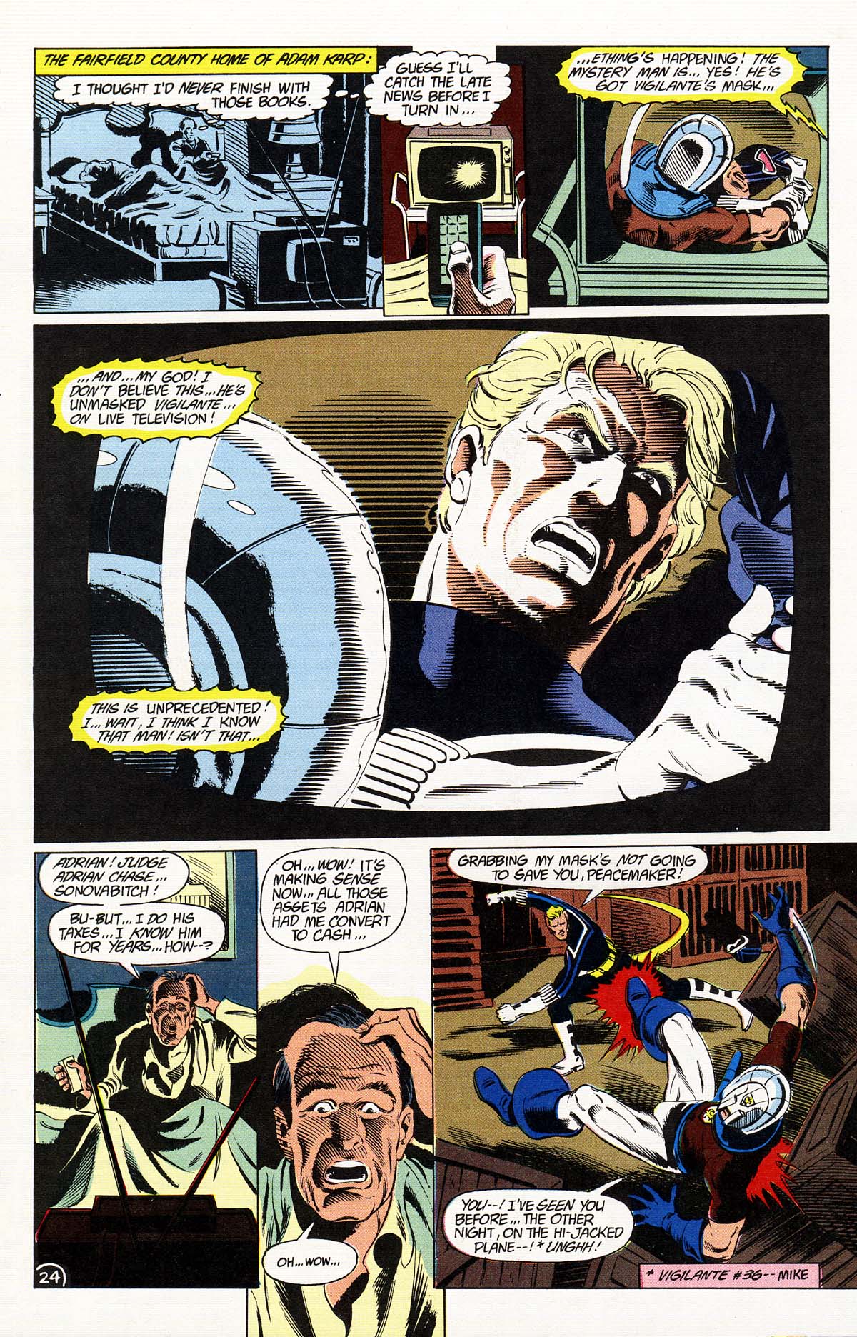 Read online Vigilante (1983) comic -  Issue #38 - 26