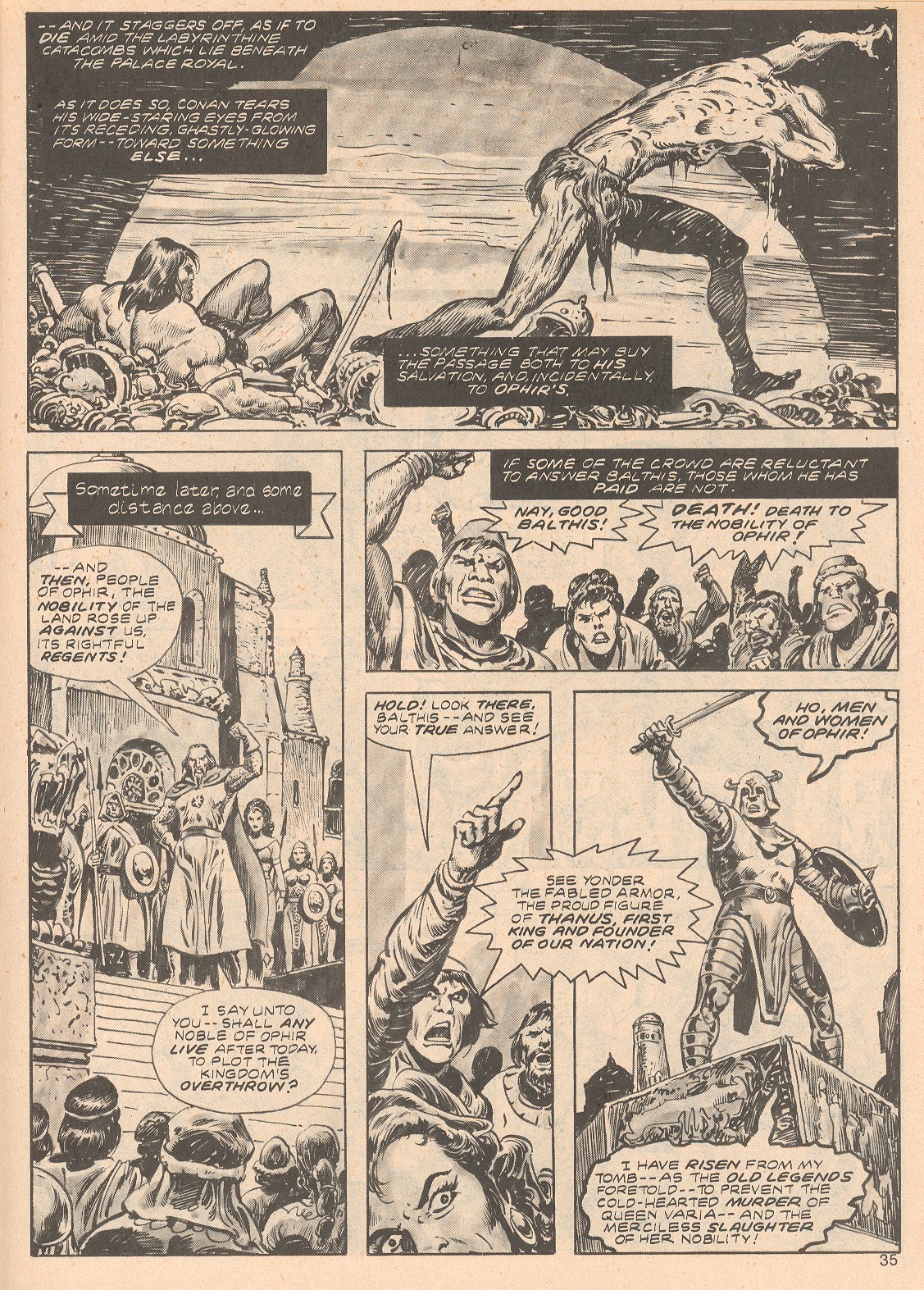 The Savage Sword Of Conan issue 68 - Page 35