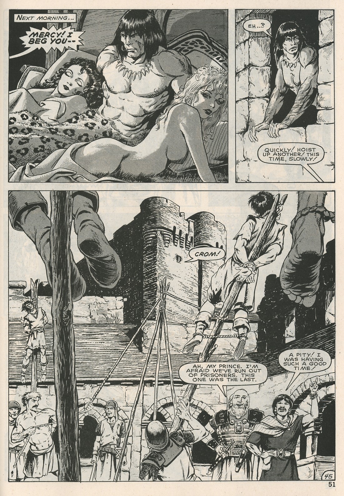 Read online The Savage Sword Of Conan comic -  Issue #126 - 51