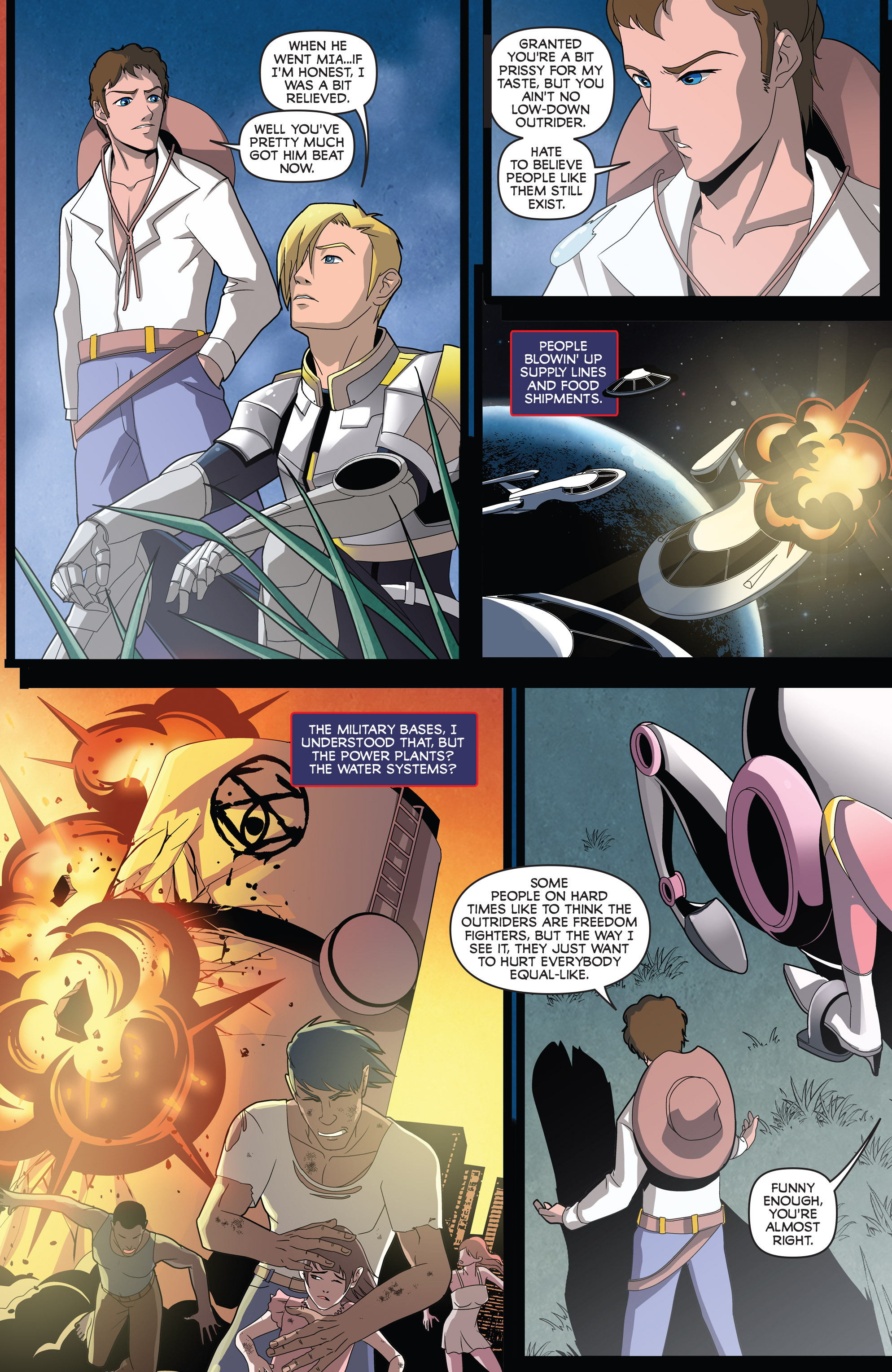 Read online Saber Rider and the Star Sheriffs comic -  Issue #1 - 18