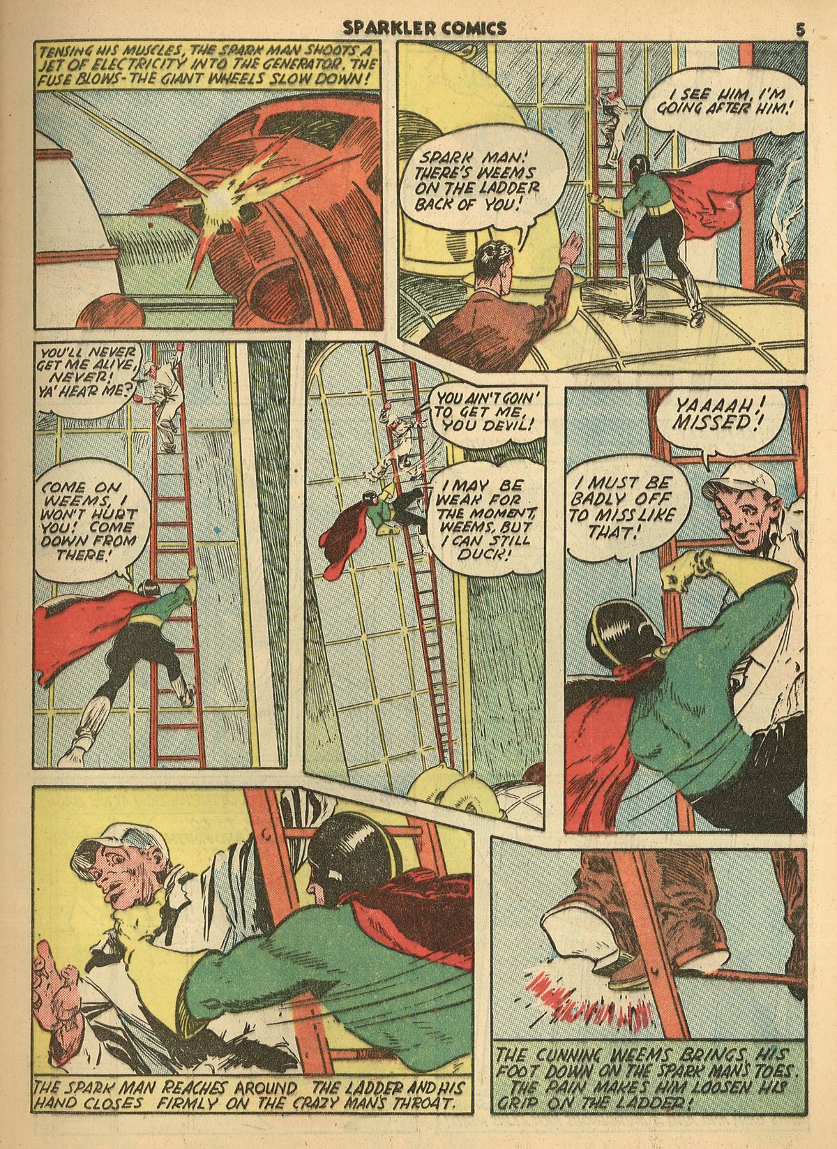 Read online Sparkler Comics comic -  Issue #9 - 7