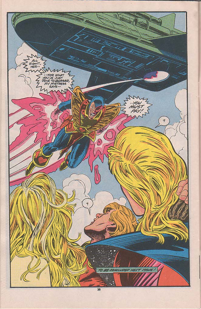 Read online Quasar comic -  Issue #28 - 23