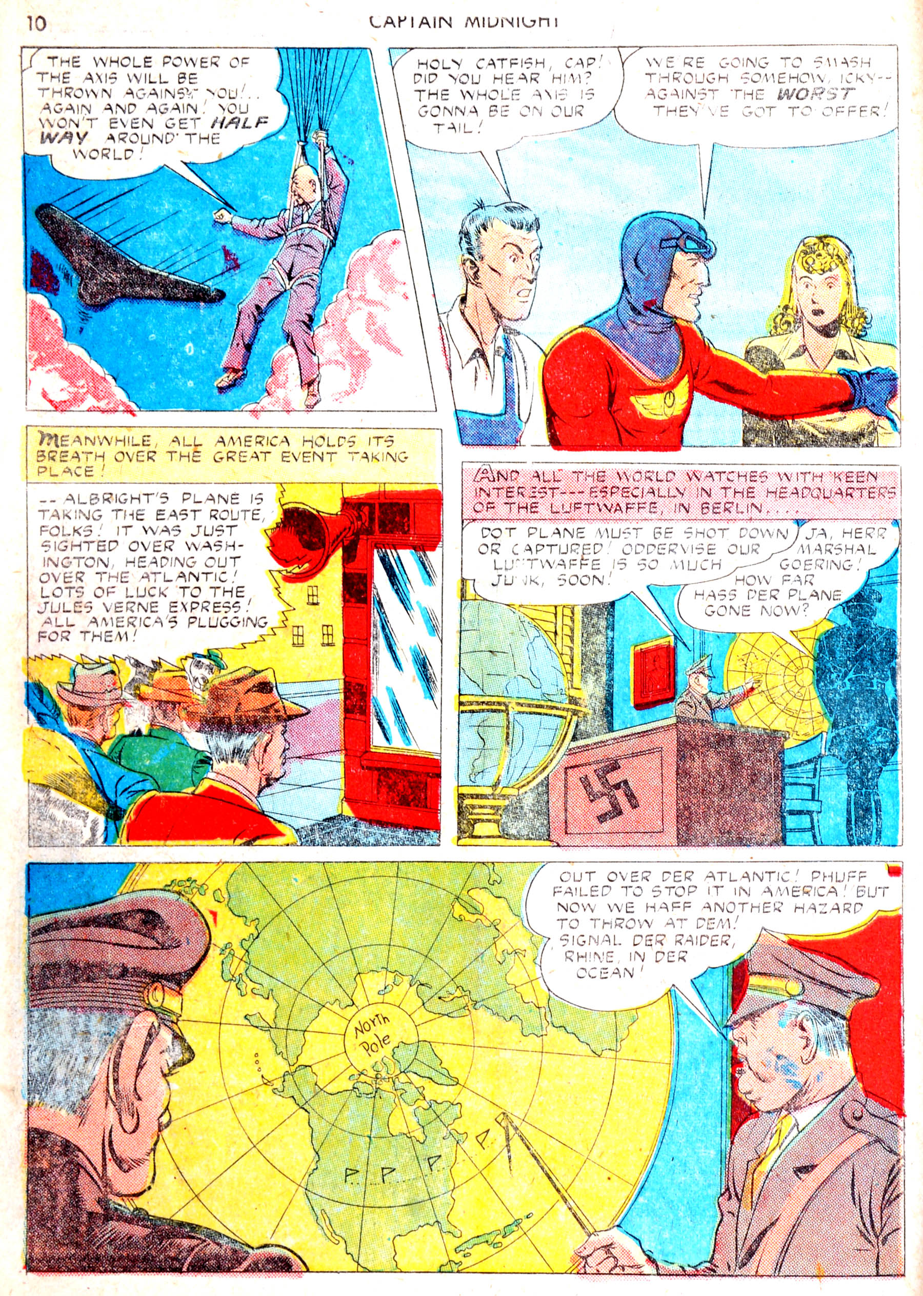 Read online Captain Midnight (1942) comic -  Issue #13 - 10