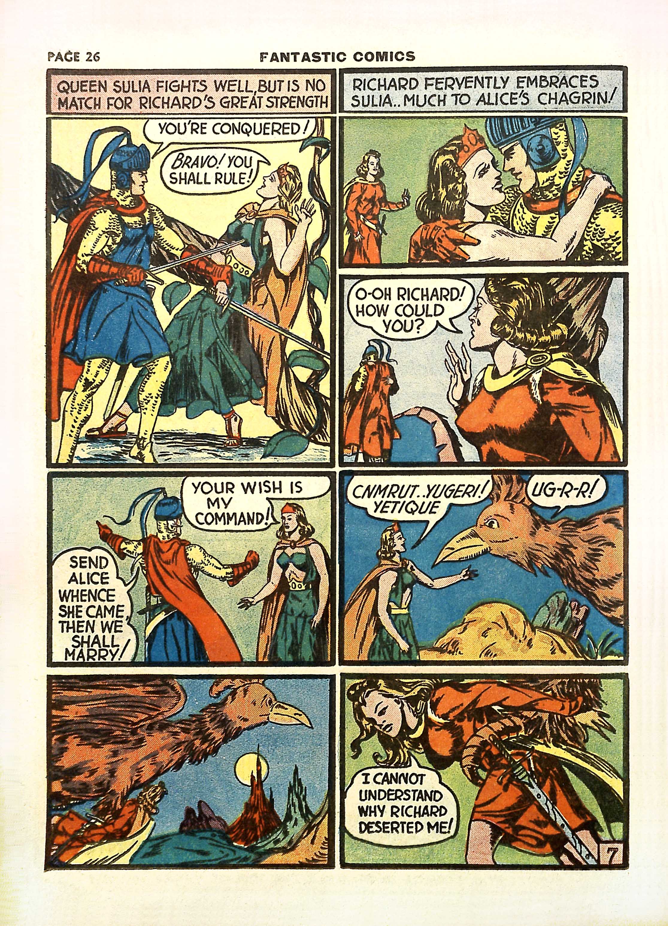 Read online Fantastic Comics comic -  Issue #11 - 29