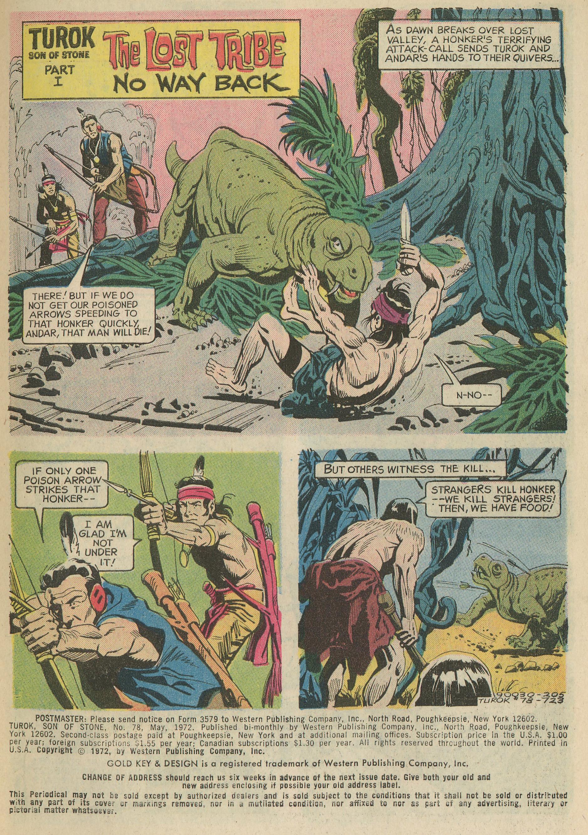 Read online Turok, Son of Stone comic -  Issue #78 - 3