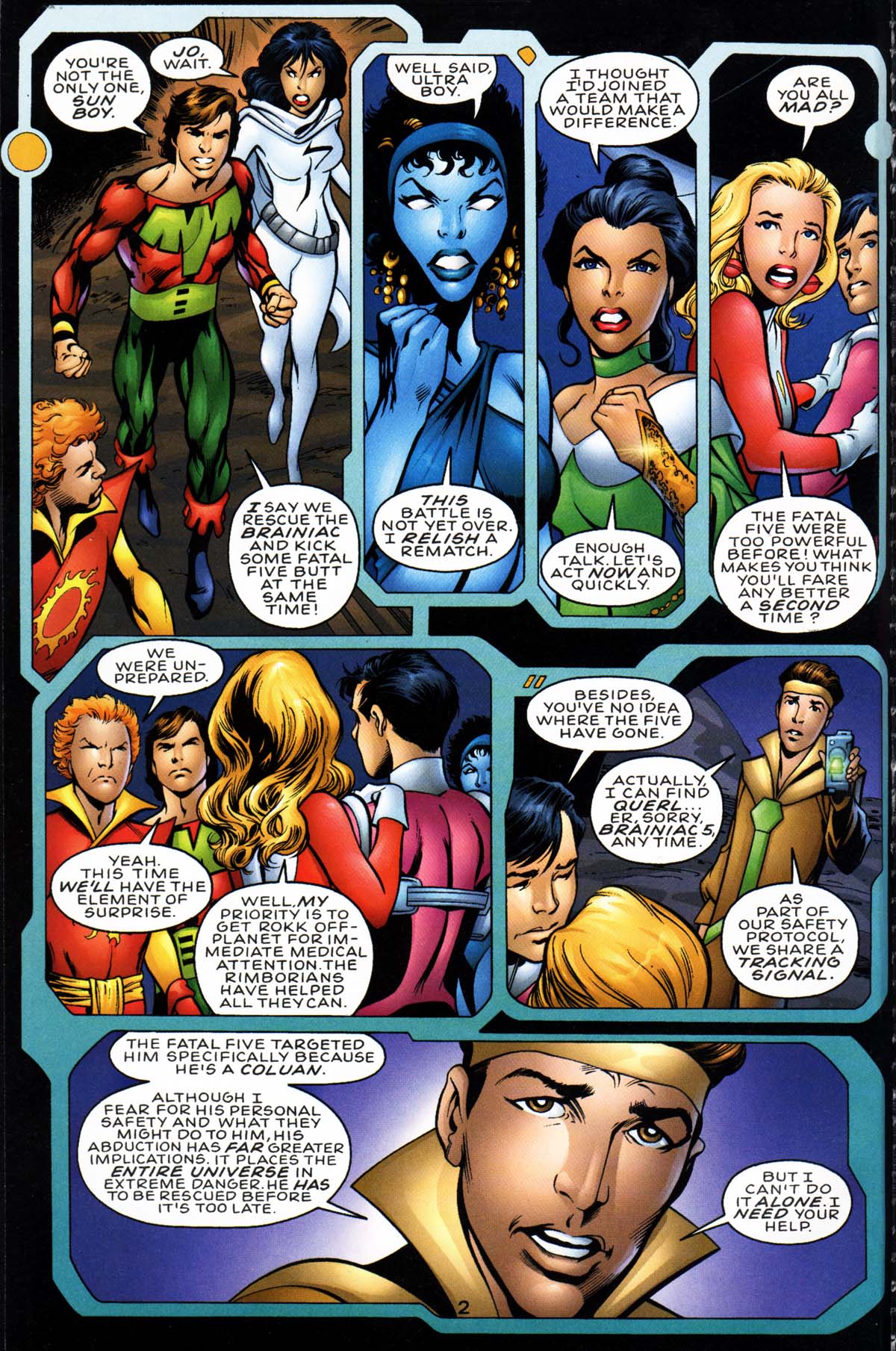 Read online Superboy's Legion comic -  Issue #2 - 4