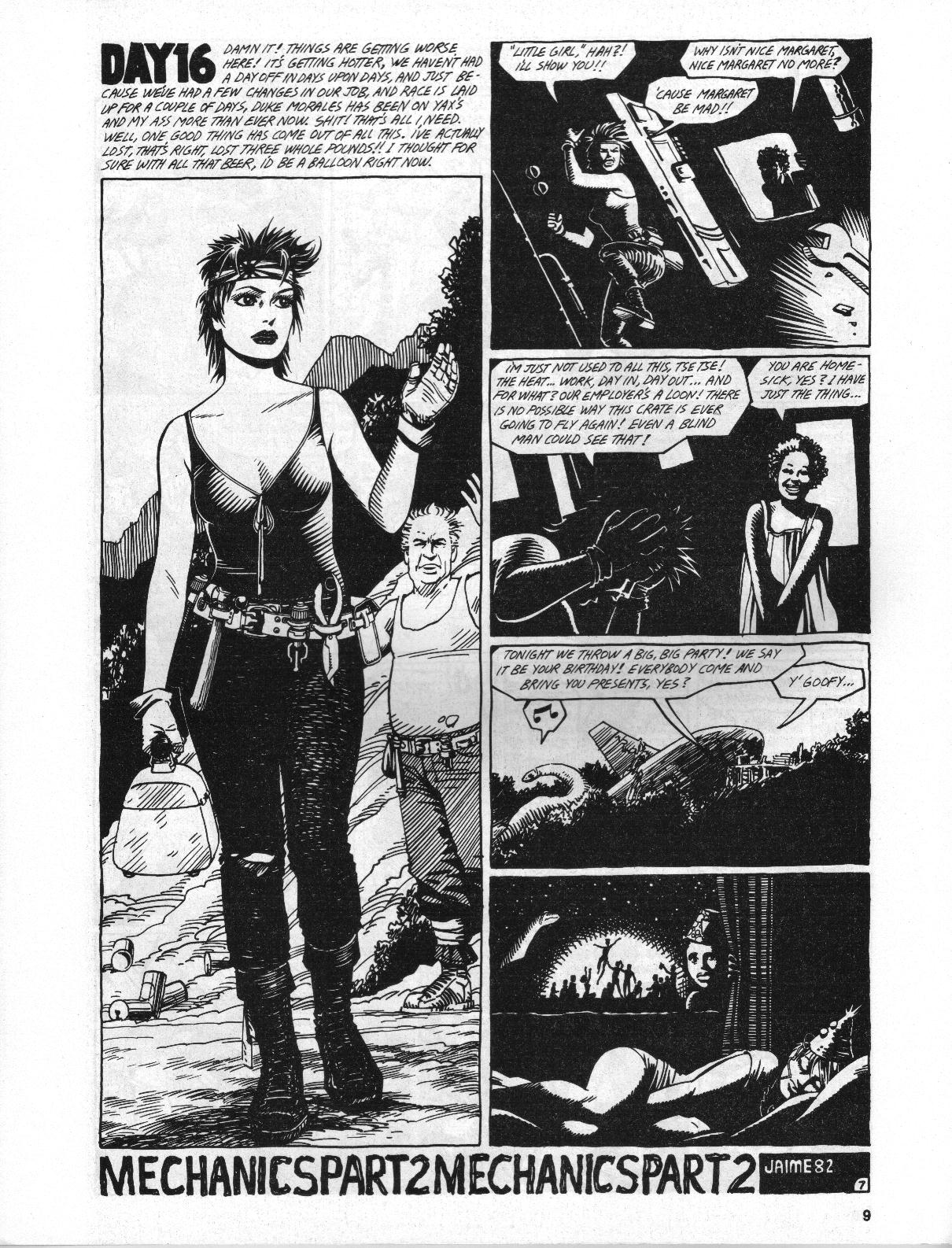 Read online Love and Rockets (1982) comic -  Issue #2 - 9