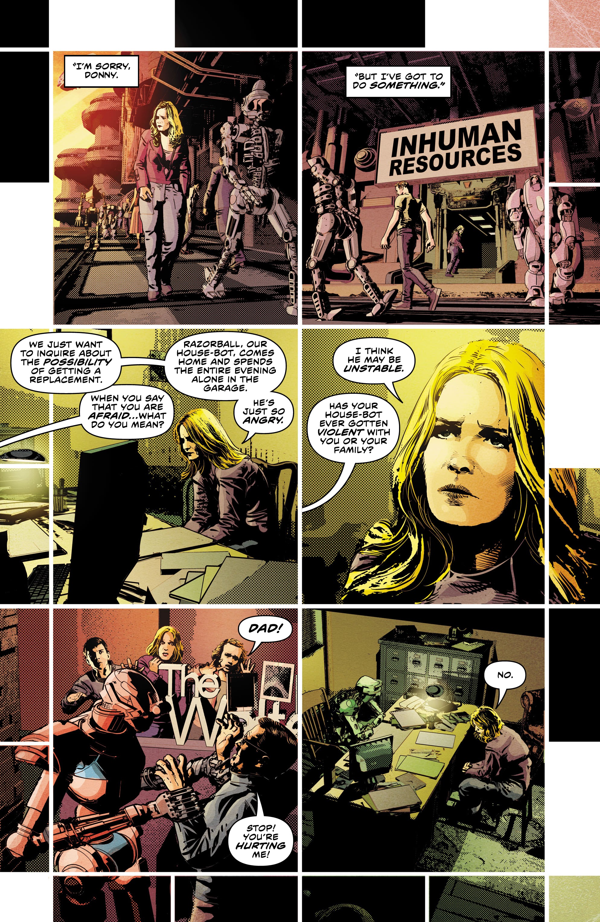 Read online Not All Robots comic -  Issue #1 - 17