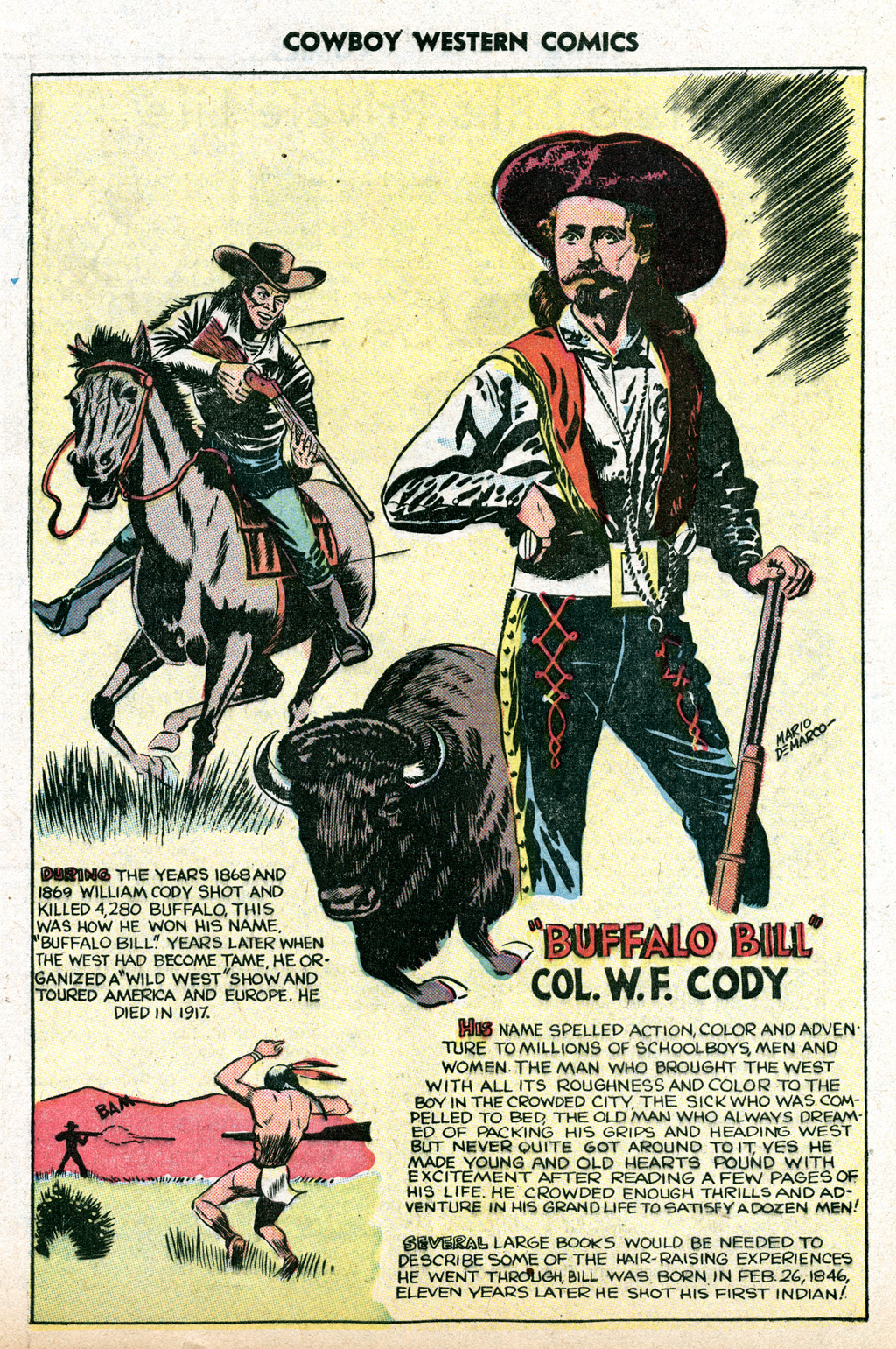 Read online Cowboy Western Comics (1948) comic -  Issue #22 - 17