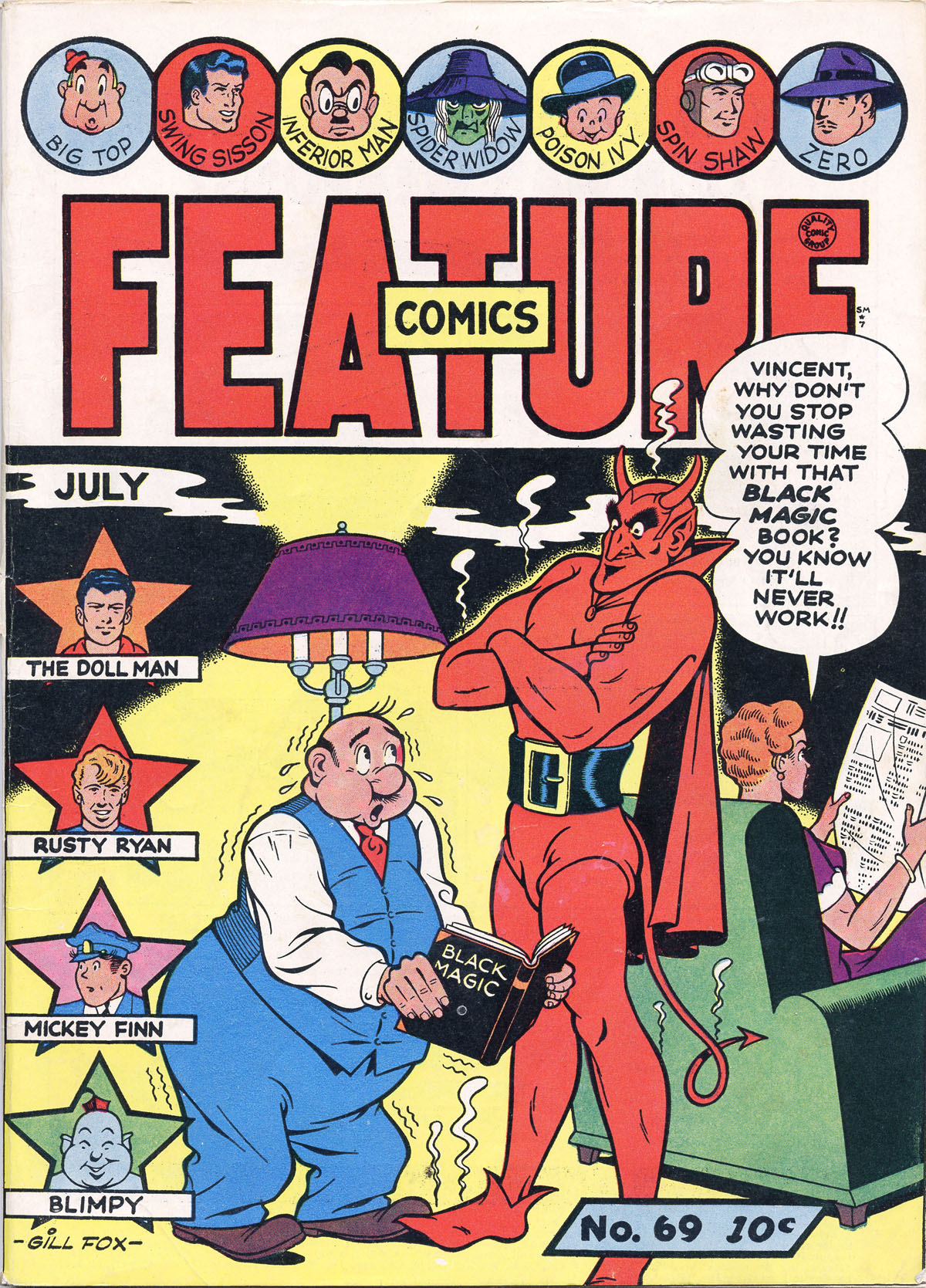 Read online Feature Comics comic -  Issue #69 - 2