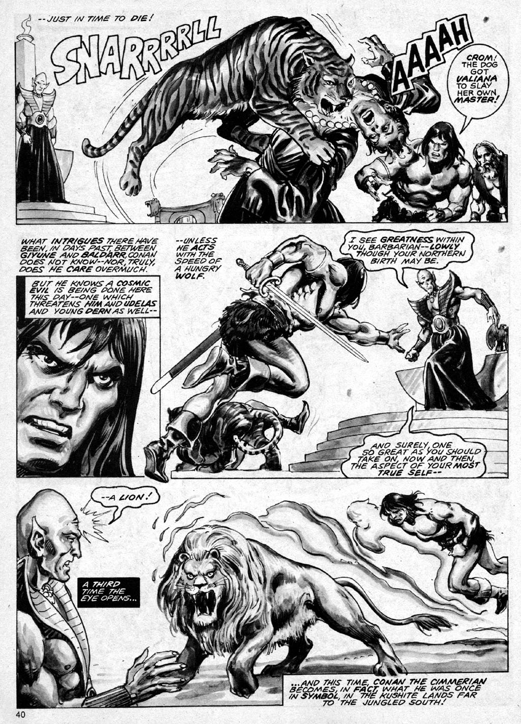 Read online The Savage Sword Of Conan comic -  Issue #69 - 40