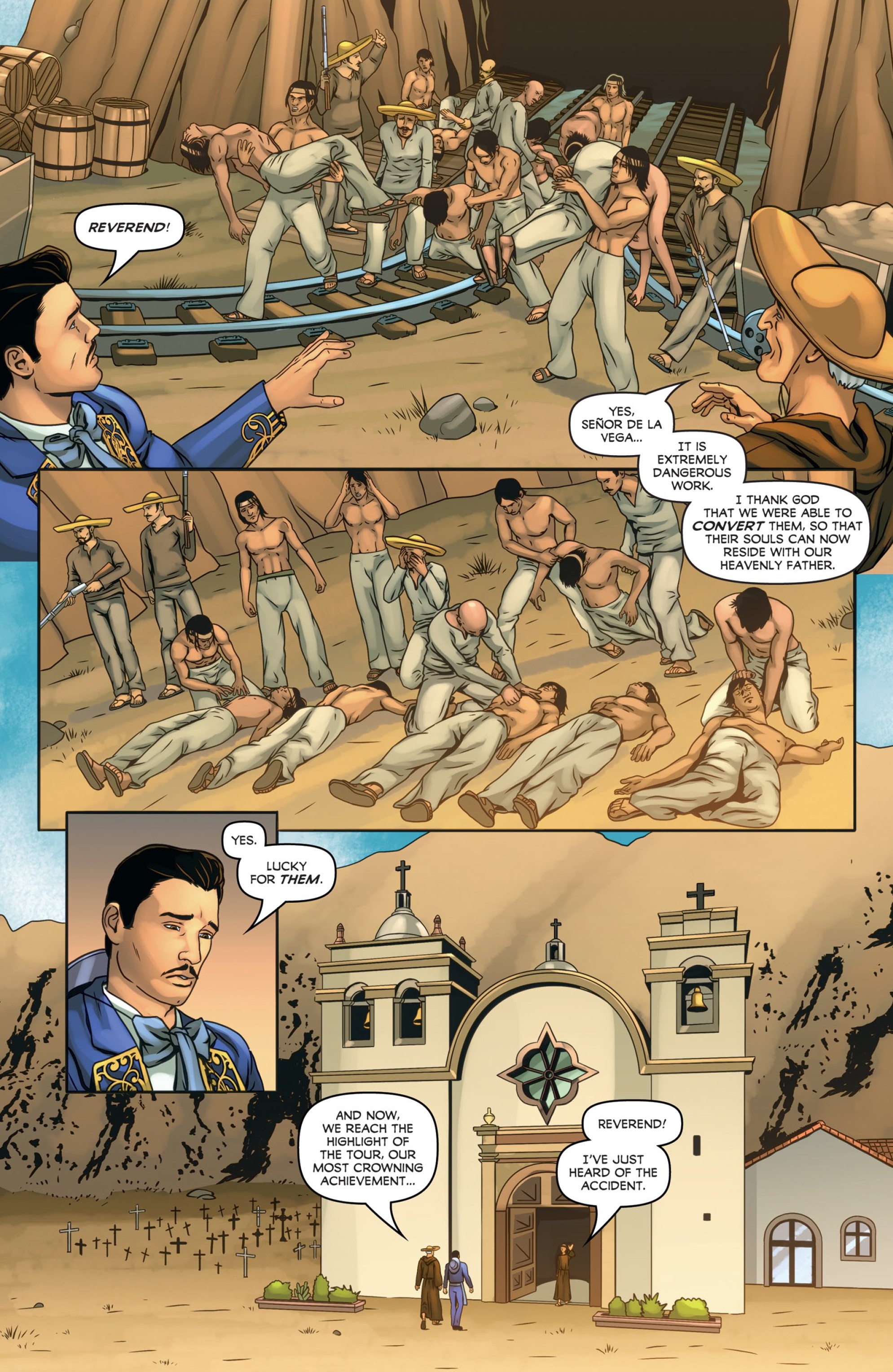 Read online Zorro: Sacrilege comic -  Issue #1 - 14
