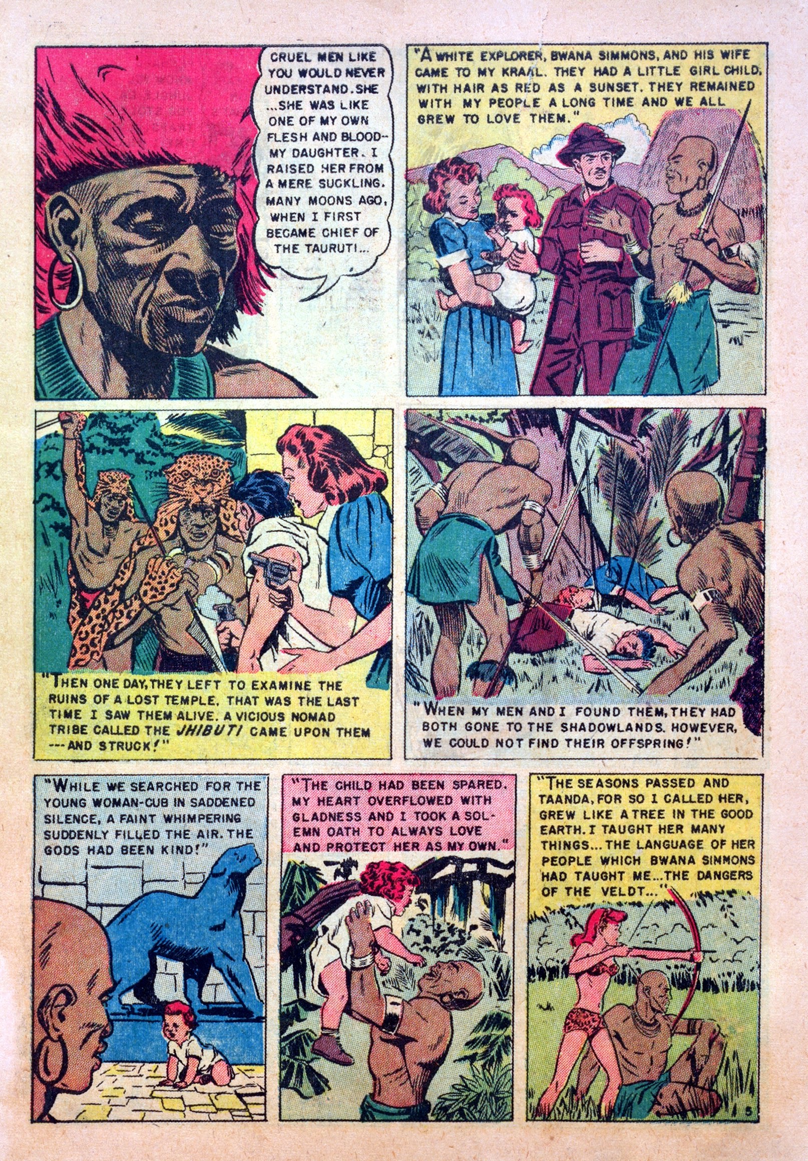 Read online Taanda White Princess of the Jungle comic -  Issue #1 - 7