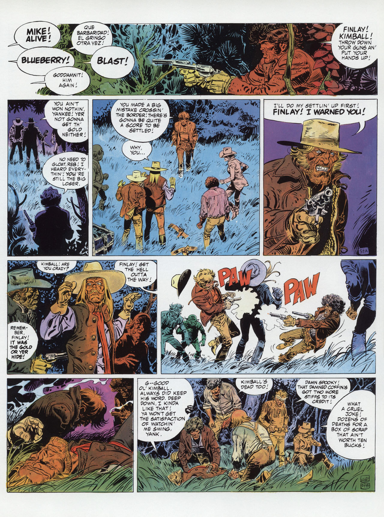 Read online Epic Graphic Novel: Blueberry comic -  Issue #2 - 63