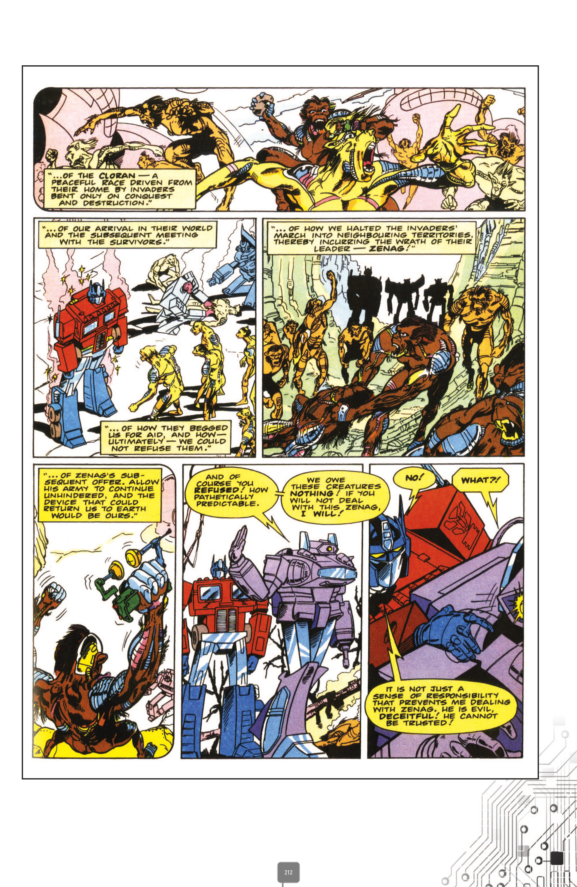 Read online The Transformers Classics UK comic -  Issue # TPB 3 - 212