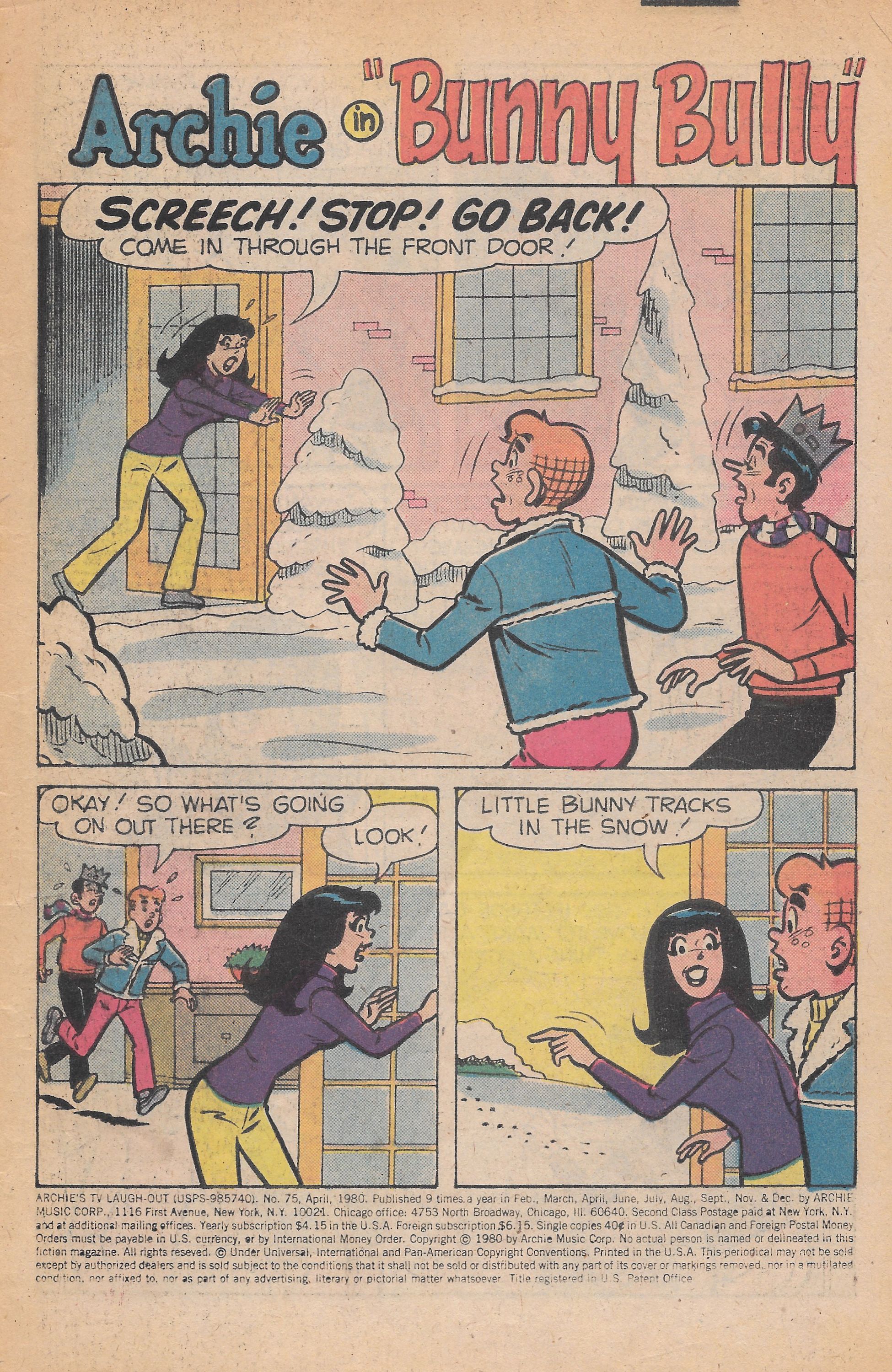 Read online Archie's TV Laugh-Out comic -  Issue #75 - 3