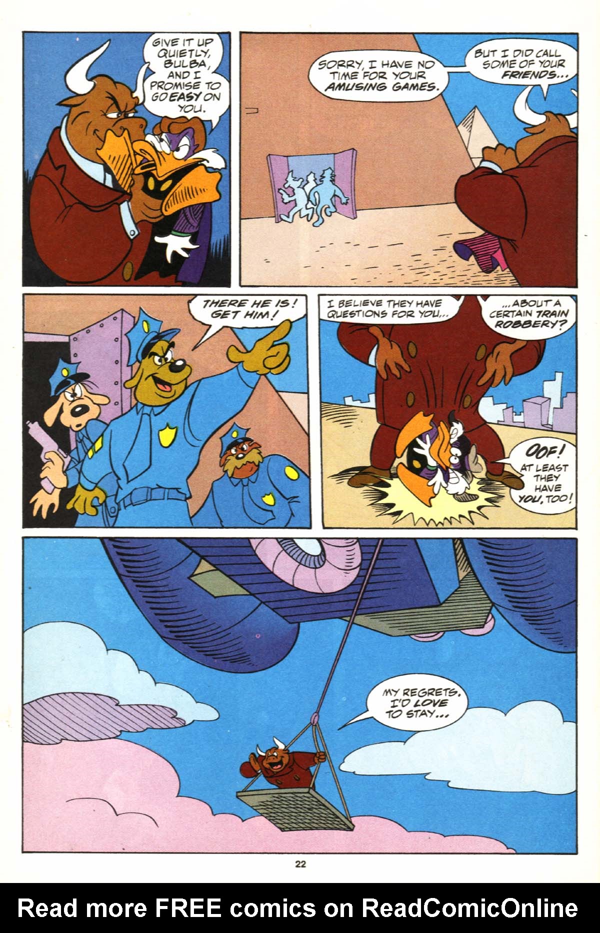 Read online Disney's Darkwing Duck Limited Series comic -  Issue #3 - 23