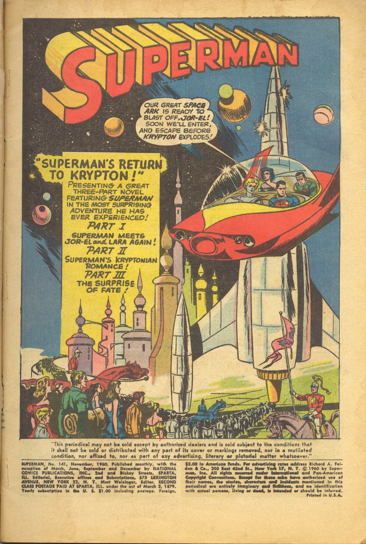 Read online Superman (1939) comic -  Issue #141 - 3