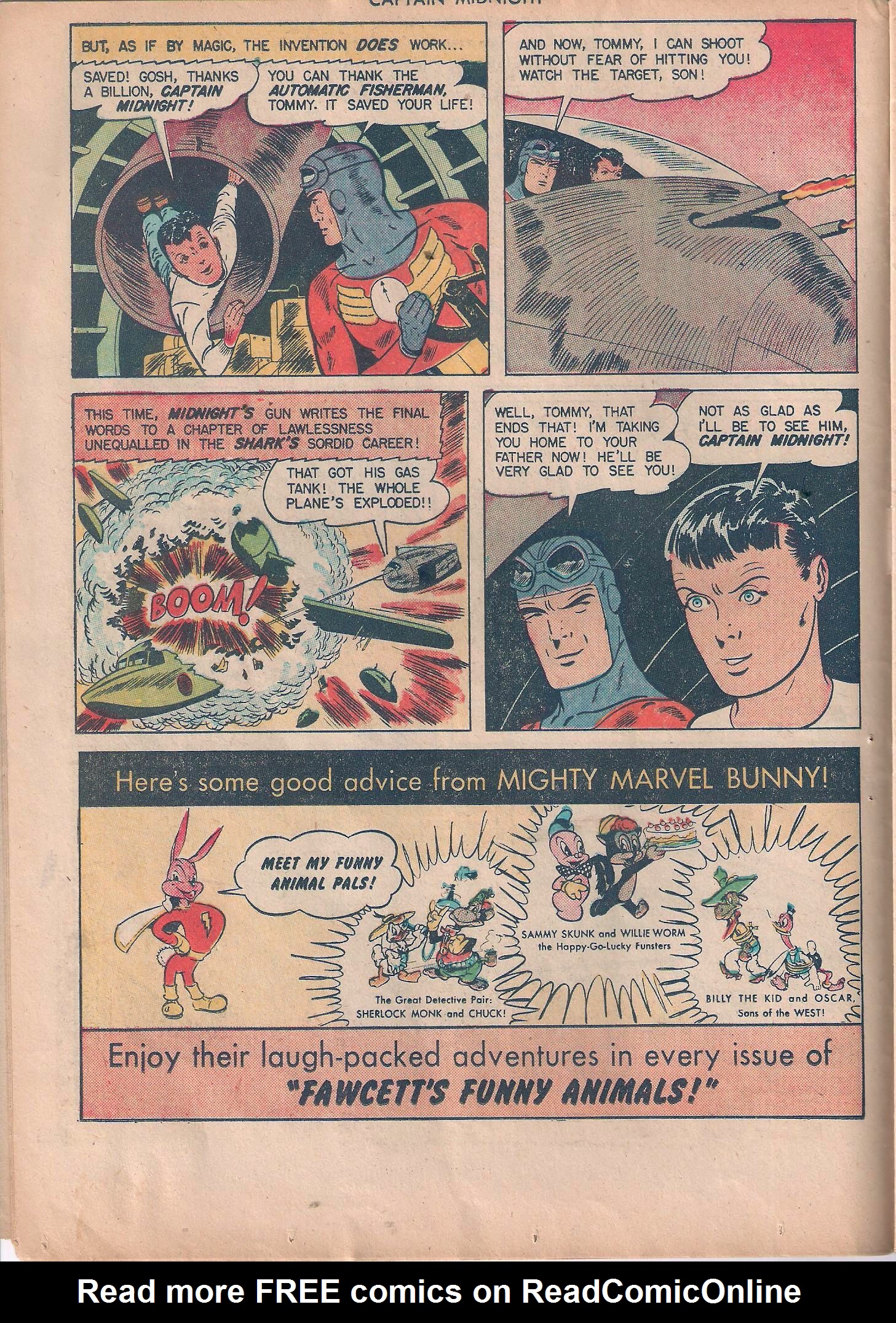 Read online Captain Midnight (1942) comic -  Issue #44 - 14