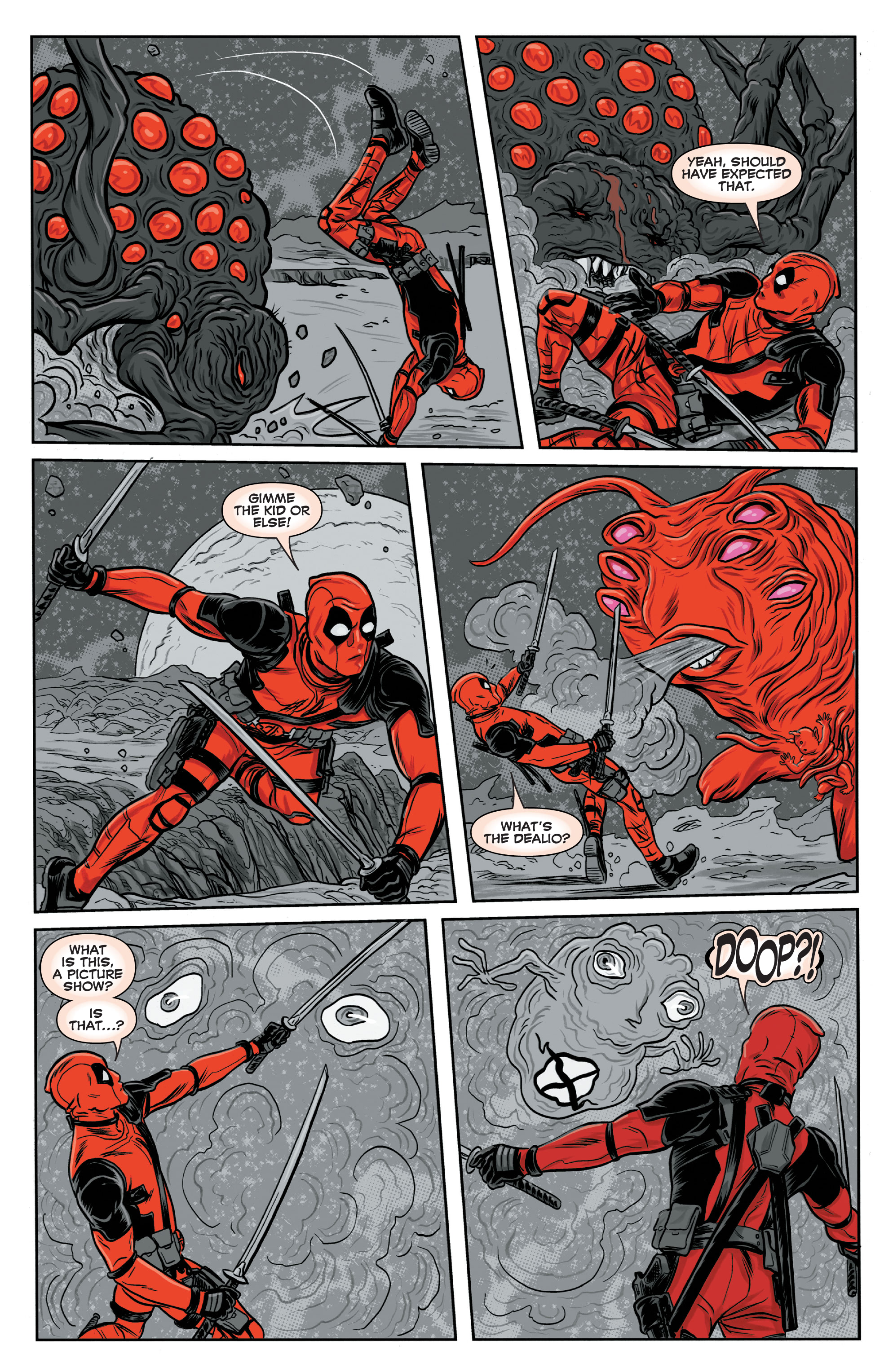 Read online Deadpool: Black, White & Blood comic -  Issue #4 - 28
