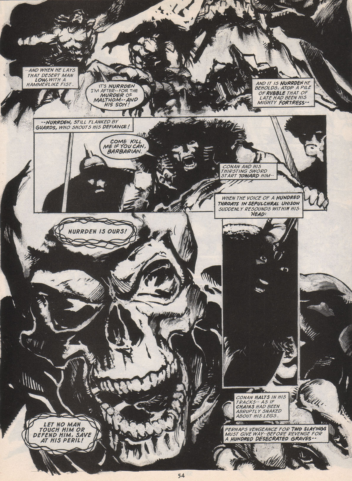 Read online The Savage Sword Of Conan comic -  Issue #222 - 54