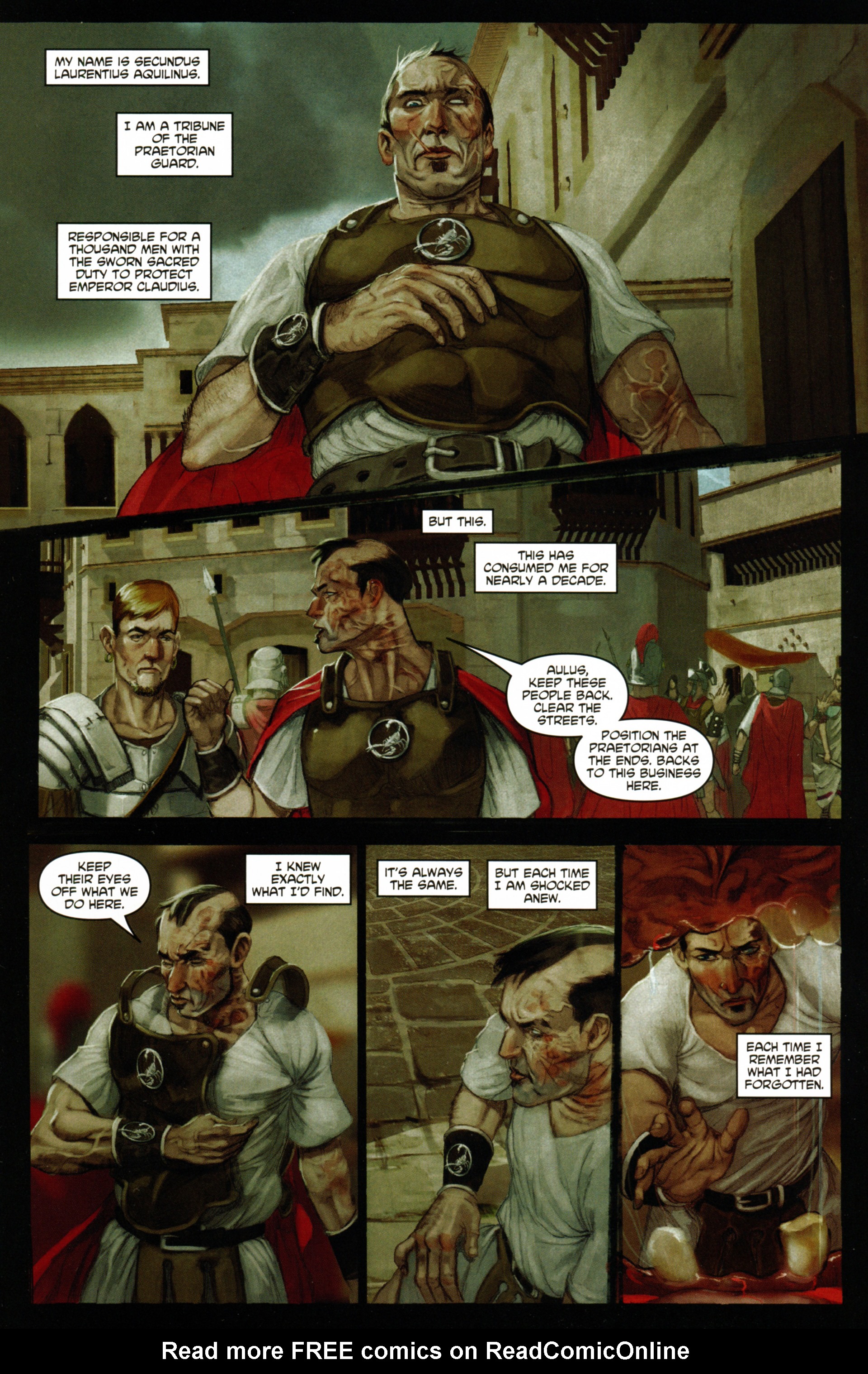 Read online Caligula: Heart of Rome comic -  Issue #1 - 4