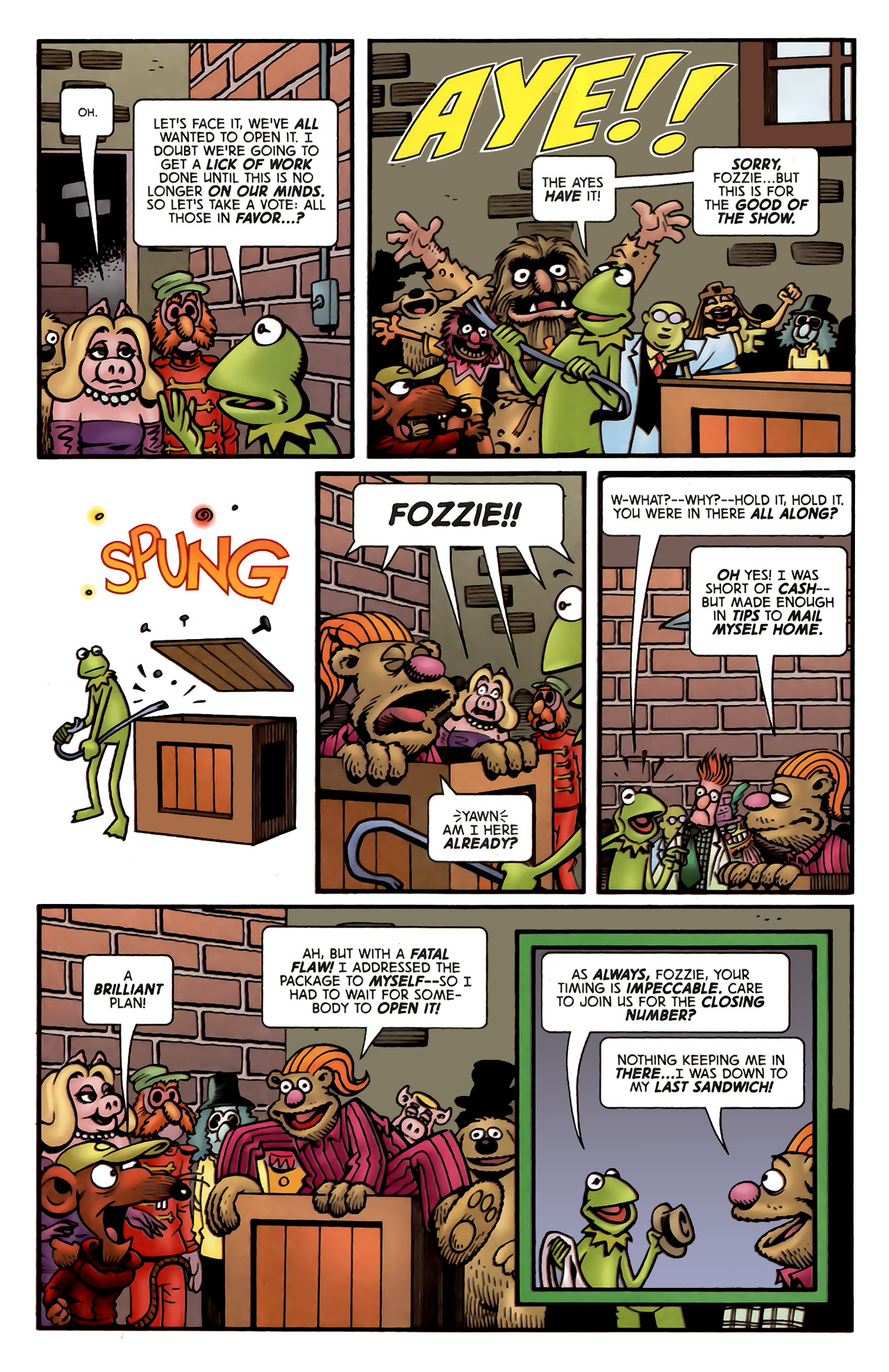 Read online The Muppet Show: The Comic Book comic -  Issue #3 - 21