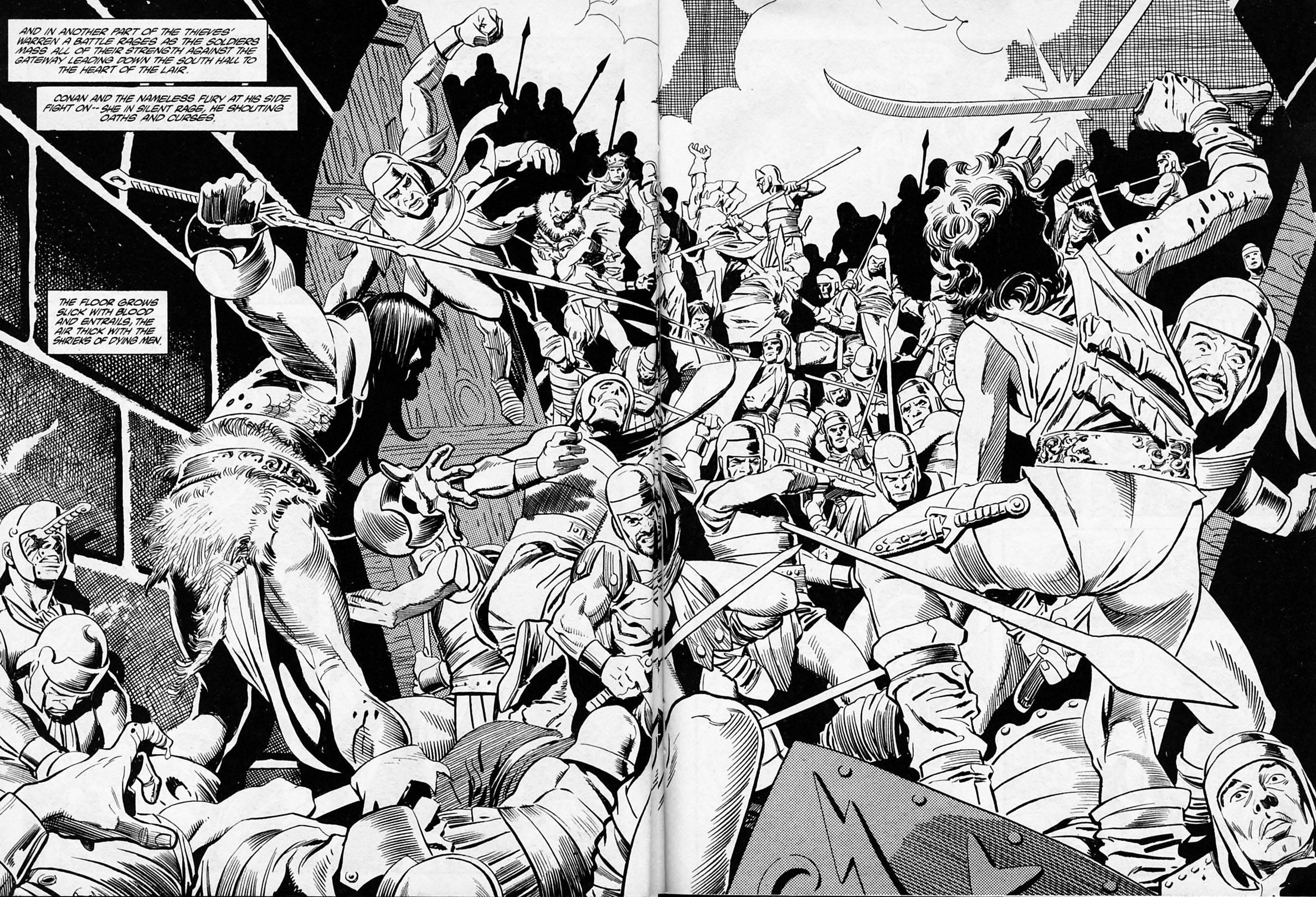 Read online The Savage Sword Of Conan comic -  Issue #186 - 42