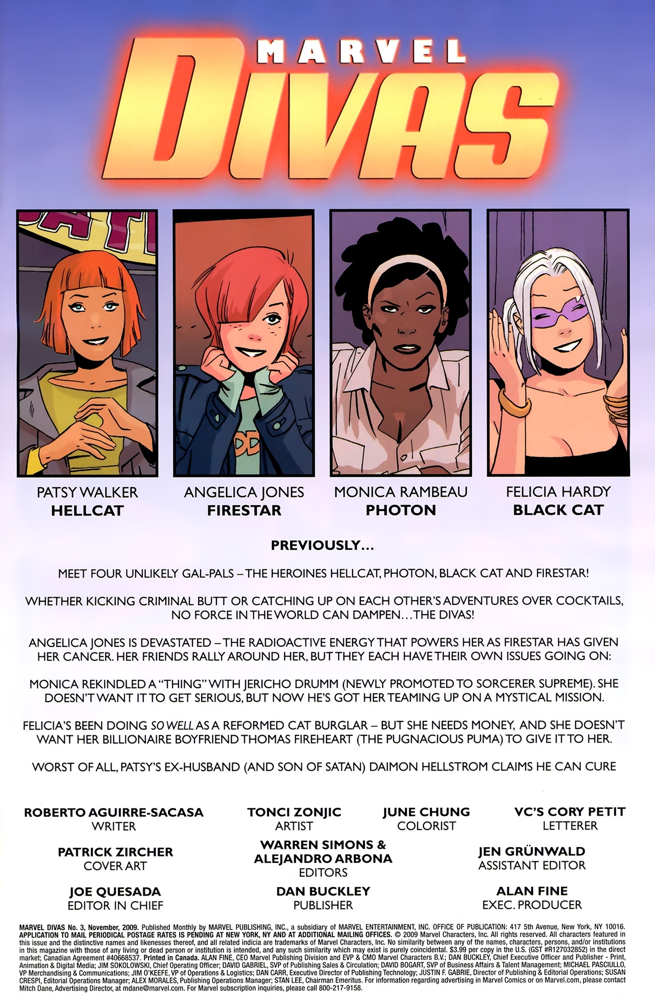 Read online Marvel Divas comic -  Issue #3 - 2