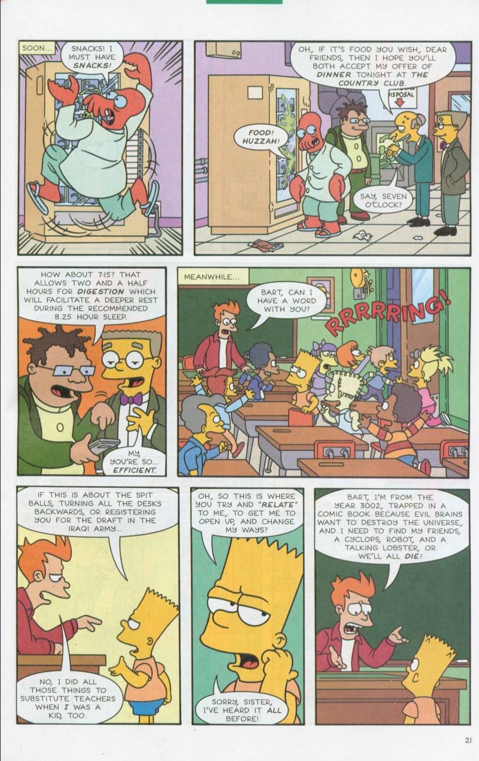 Read online Futurama Comics comic -  Issue #9b - 23