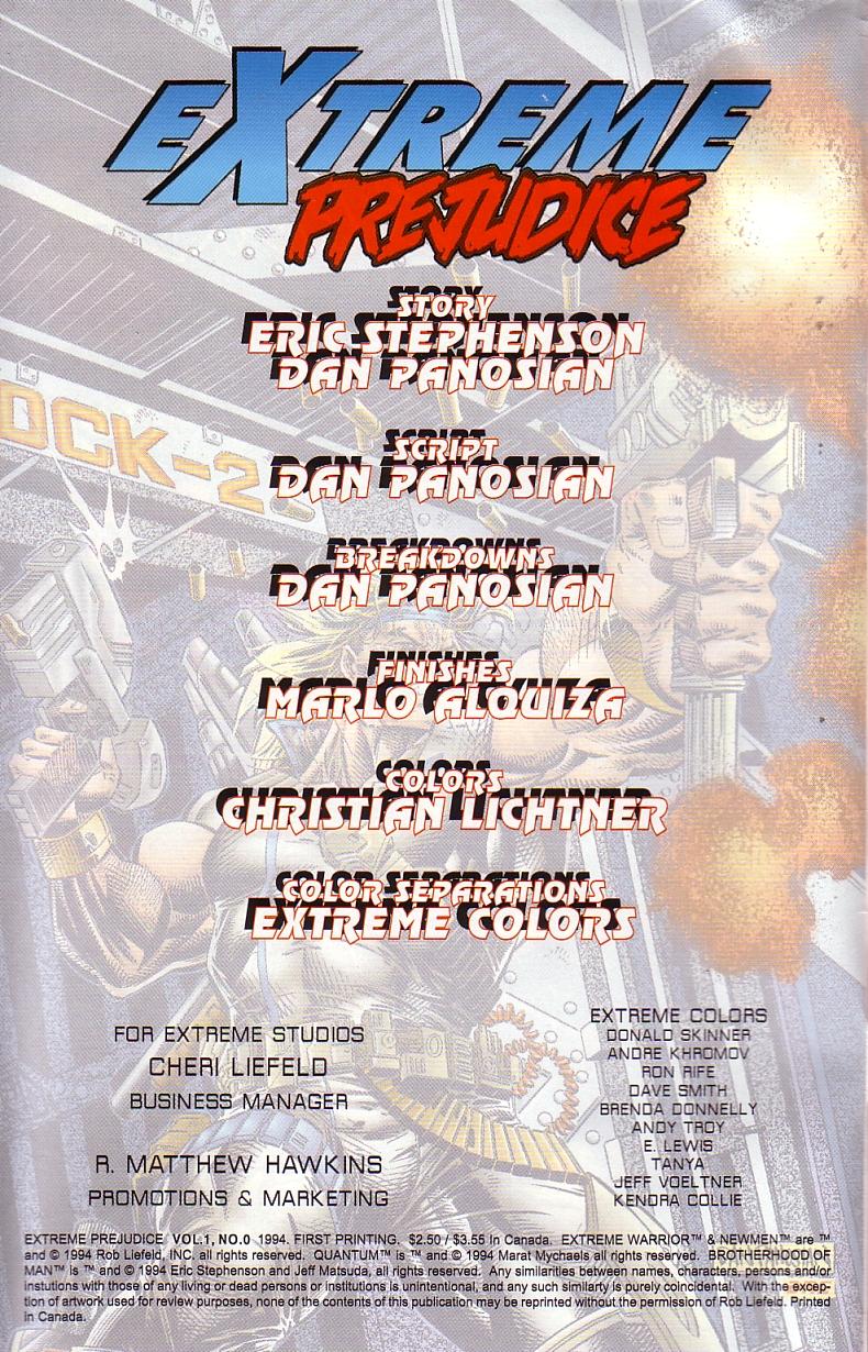 Read online Extreme Prejudice comic -  Issue # Full - 2