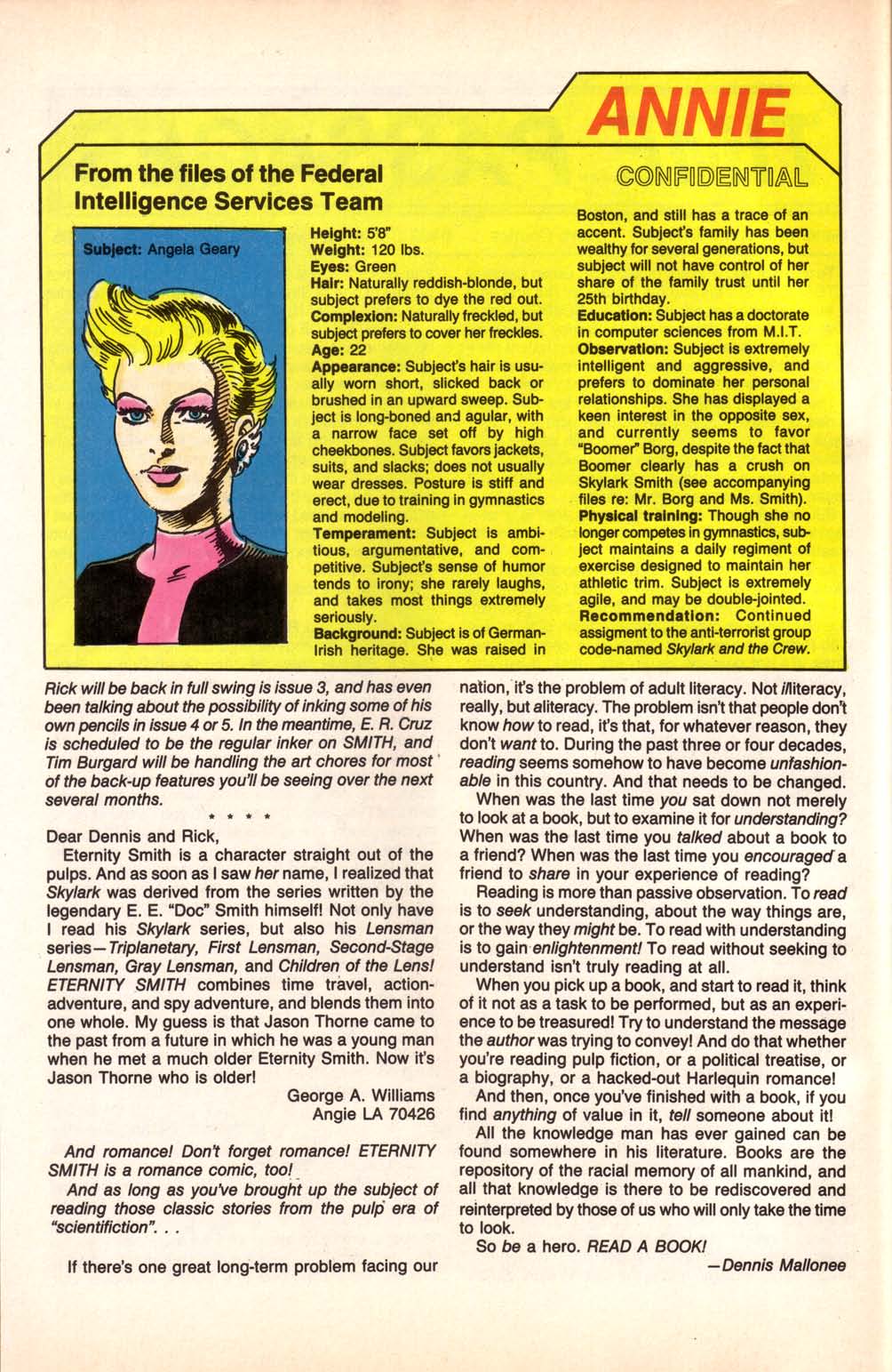 Read online Eternity Smith (1987) comic -  Issue #1 - 30