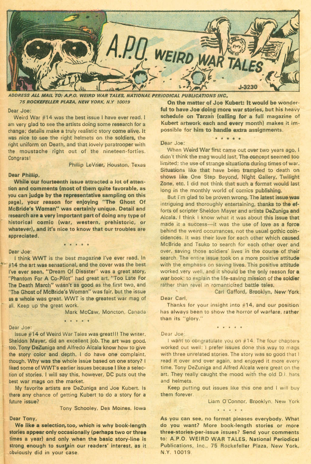 Read online Weird War Tales (1971) comic -  Issue #19 - 33