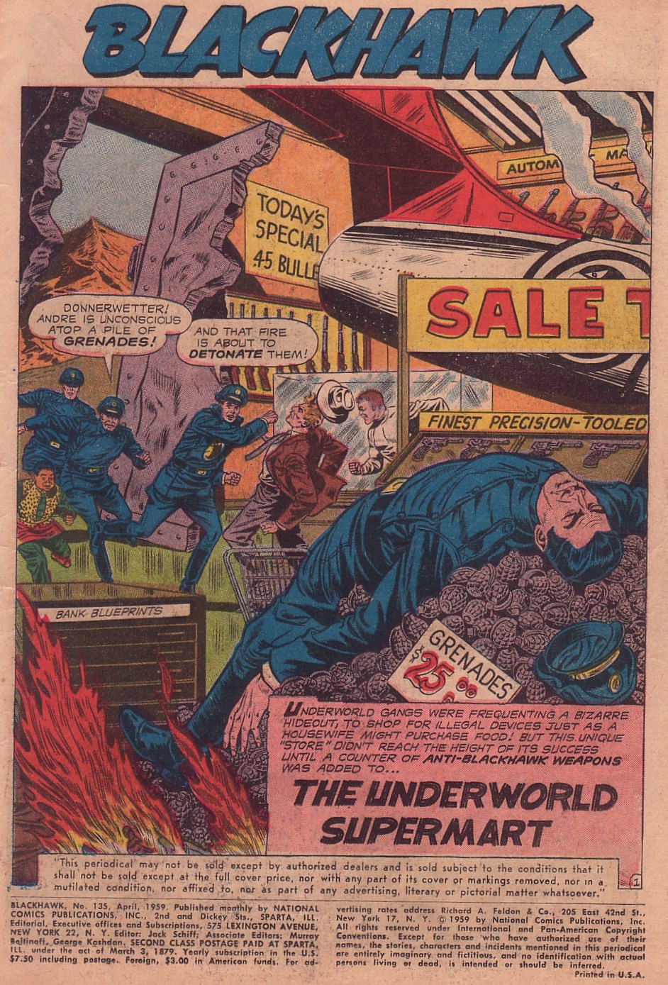 Read online Blackhawk (1957) comic -  Issue #135 - 3
