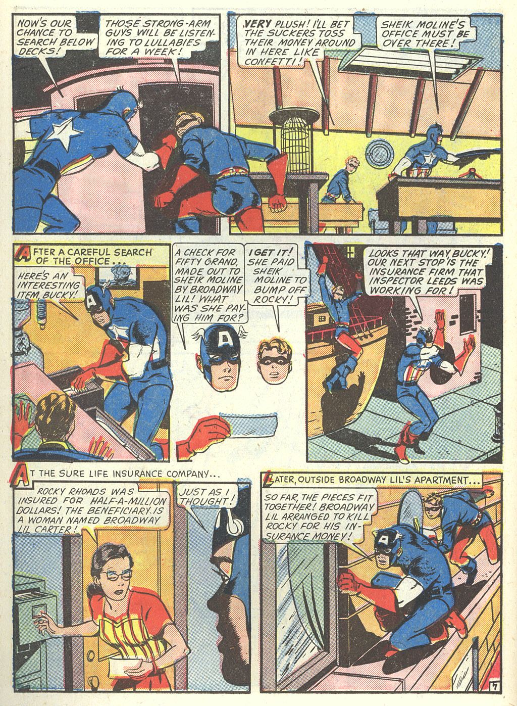 Read online Captain America Comics comic -  Issue #60 - 21