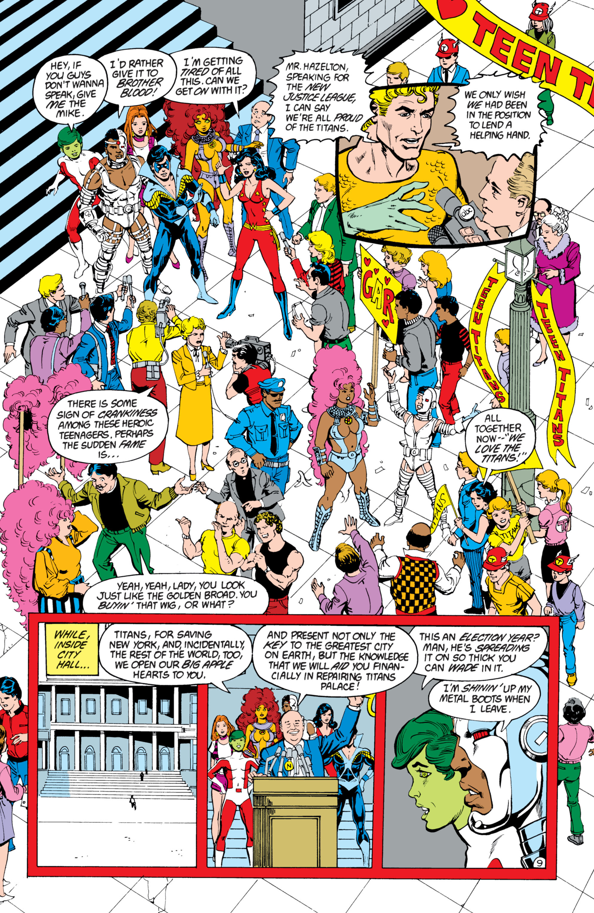 Read online The New Teen Titans (1984) comic -  Issue #6 - 9