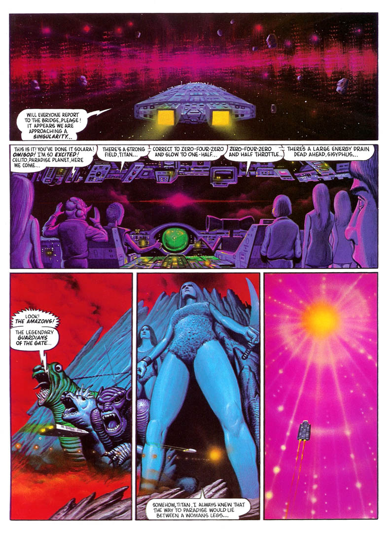 Read online Heavy Metal Presents So Beautiful And So Dangerous comic -  Issue # Full - 46
