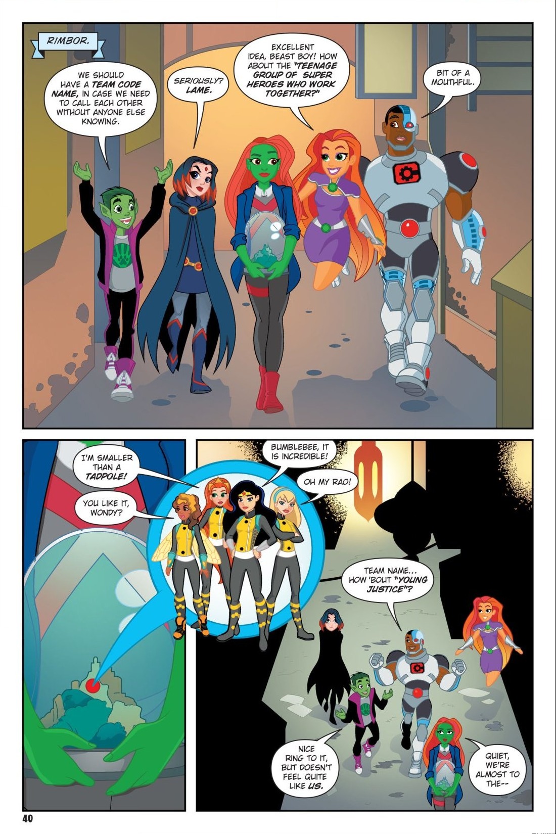 Read online DC Super Hero Girls: Search for Atlantis comic -  Issue # TPB - 40