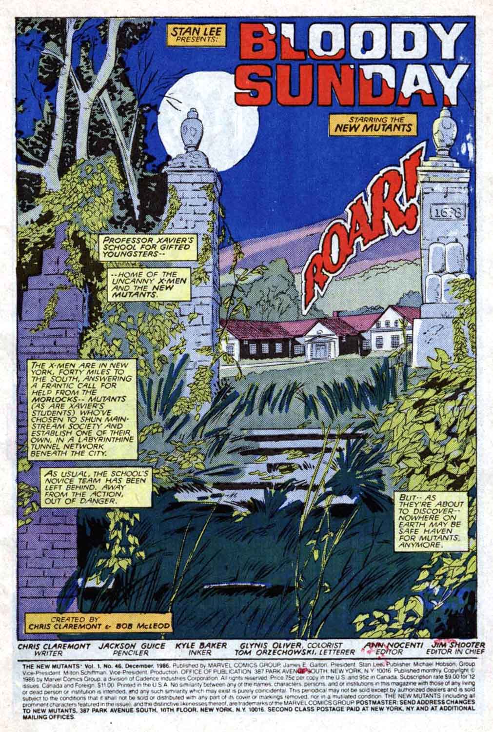 Read online The New Mutants comic -  Issue #46 - 2