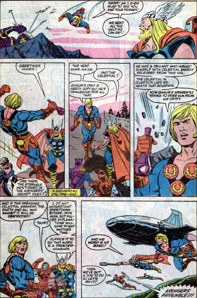 Read online Eternals (1985) comic -  Issue #12 - 27